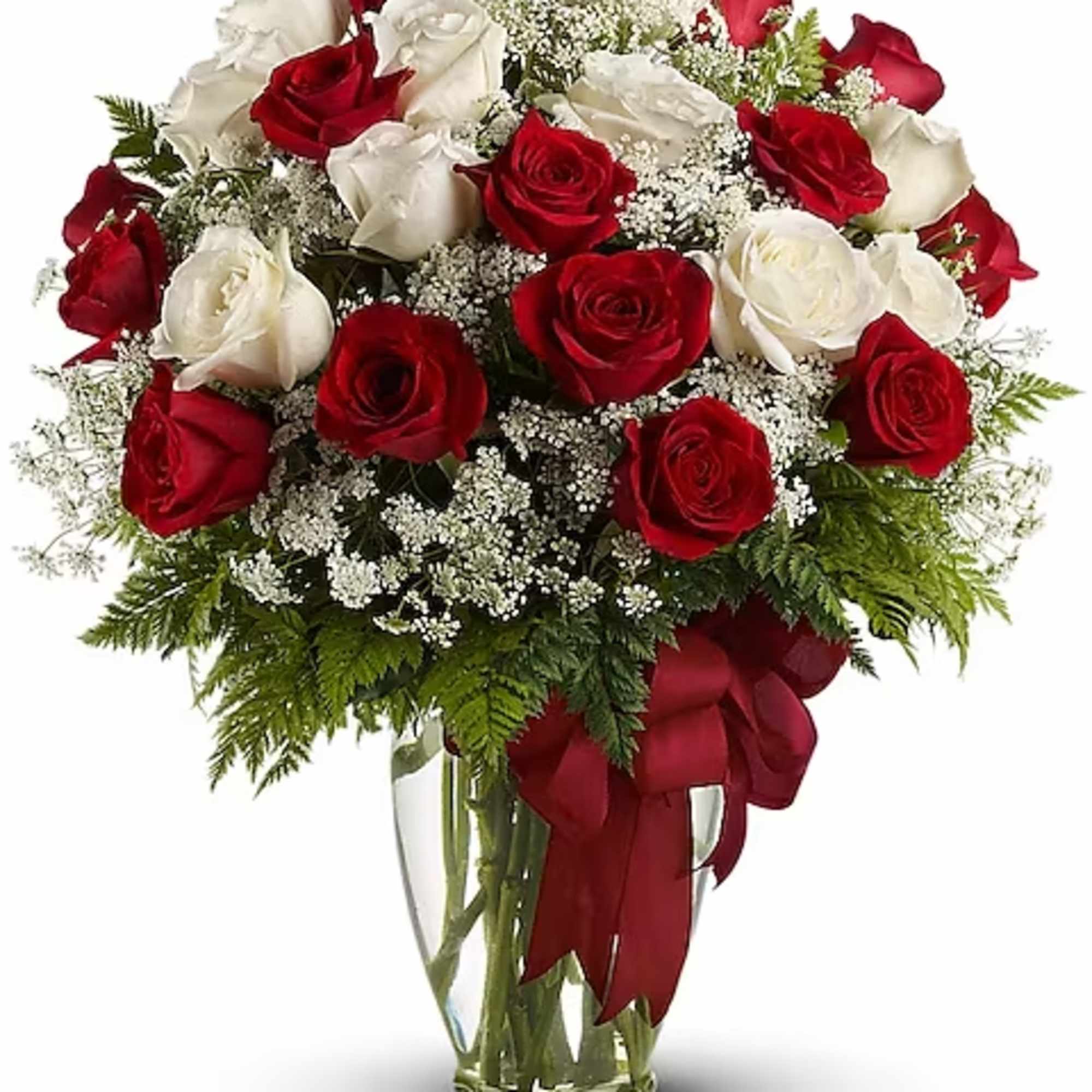 Love's divine, and roses are too. At almost two feet tall, this
