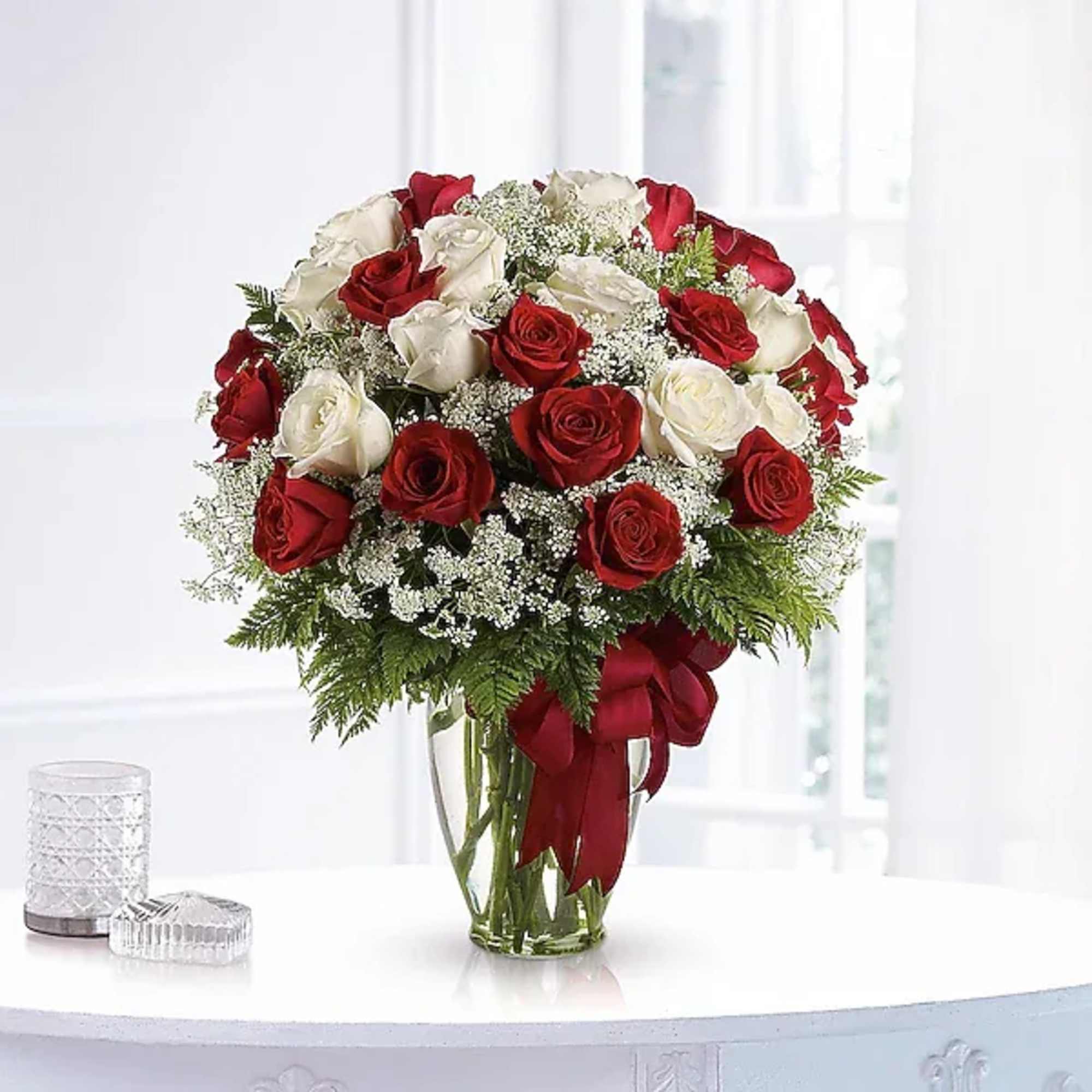 Love's divine, and roses are too. At almost two feet tall, this
