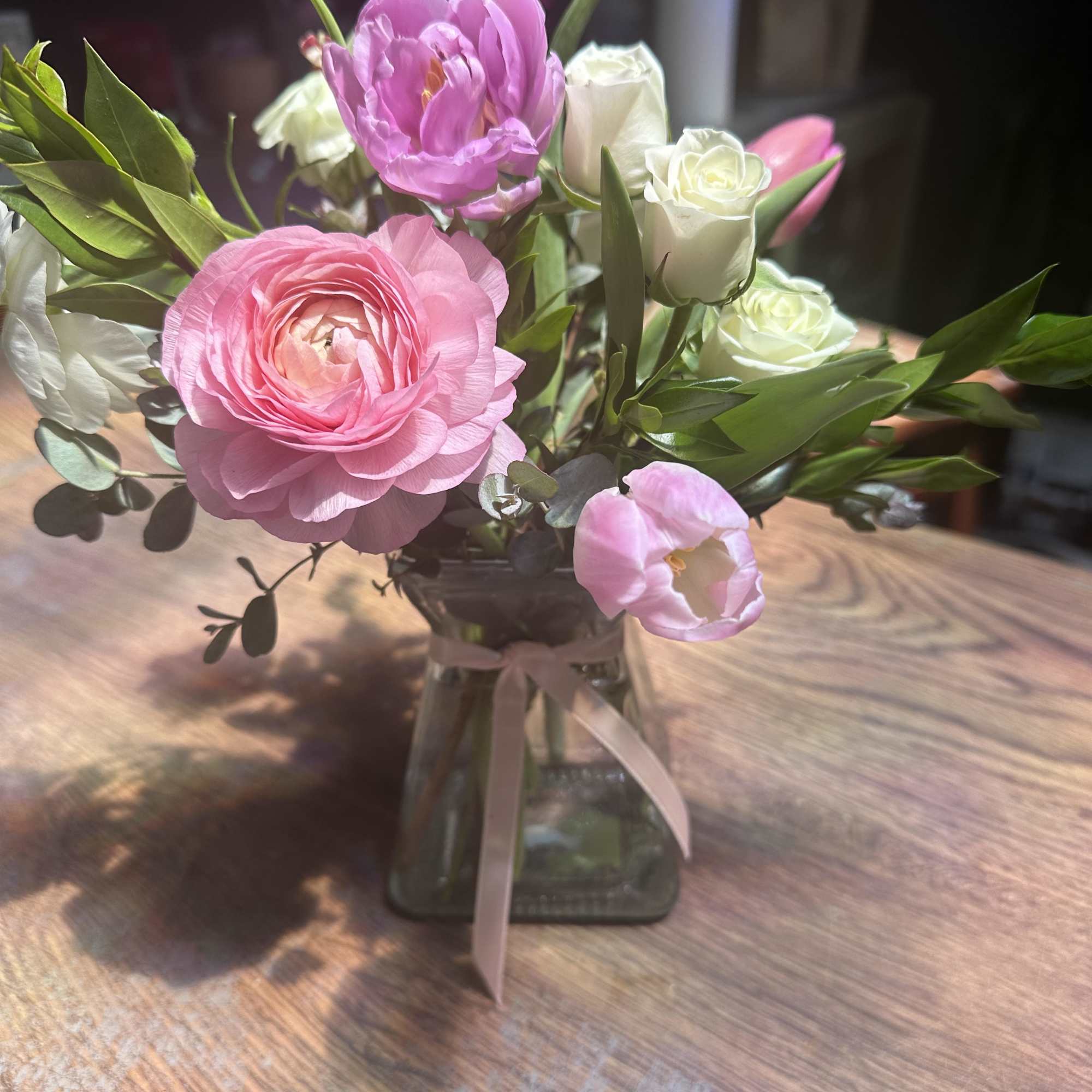 A sweet, and darling arrangement made for all of the mothers in