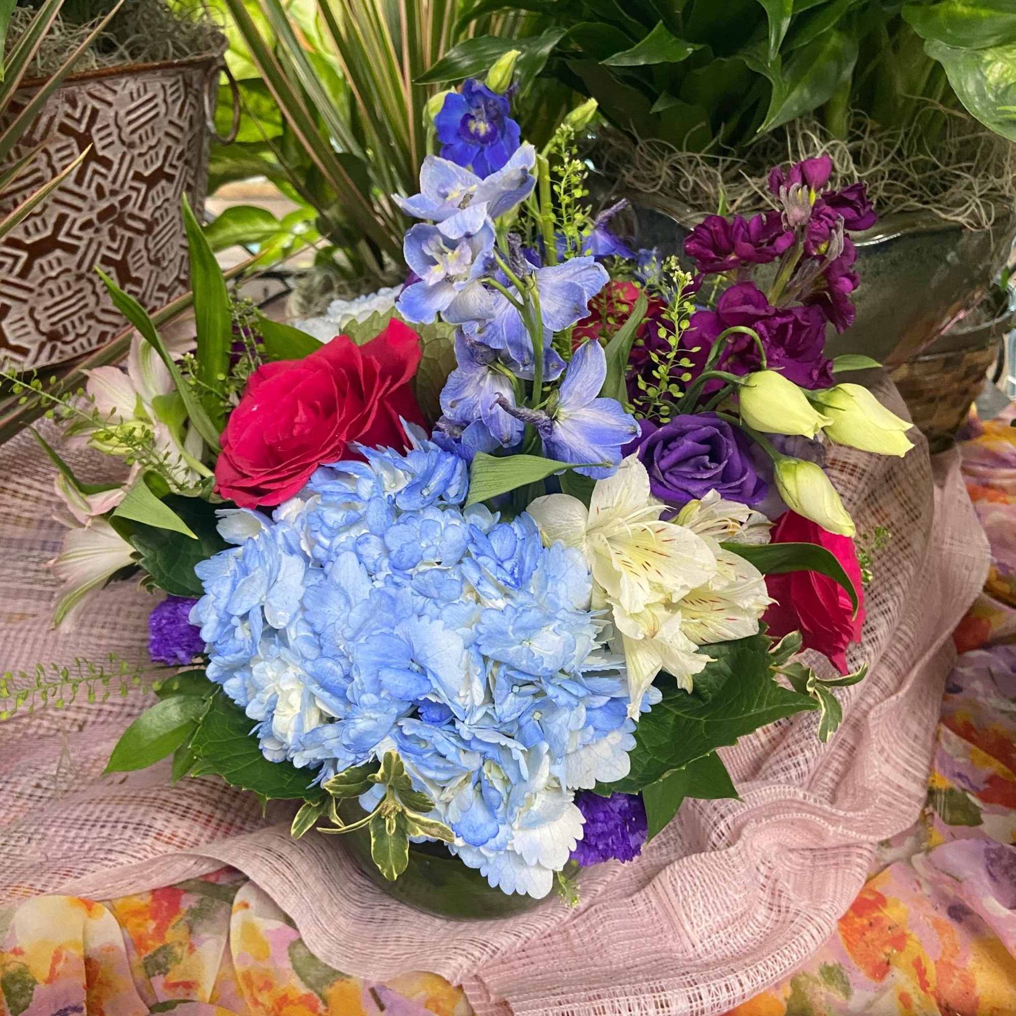 Striking Blooms is a lovely spring arrangement to show mom how much