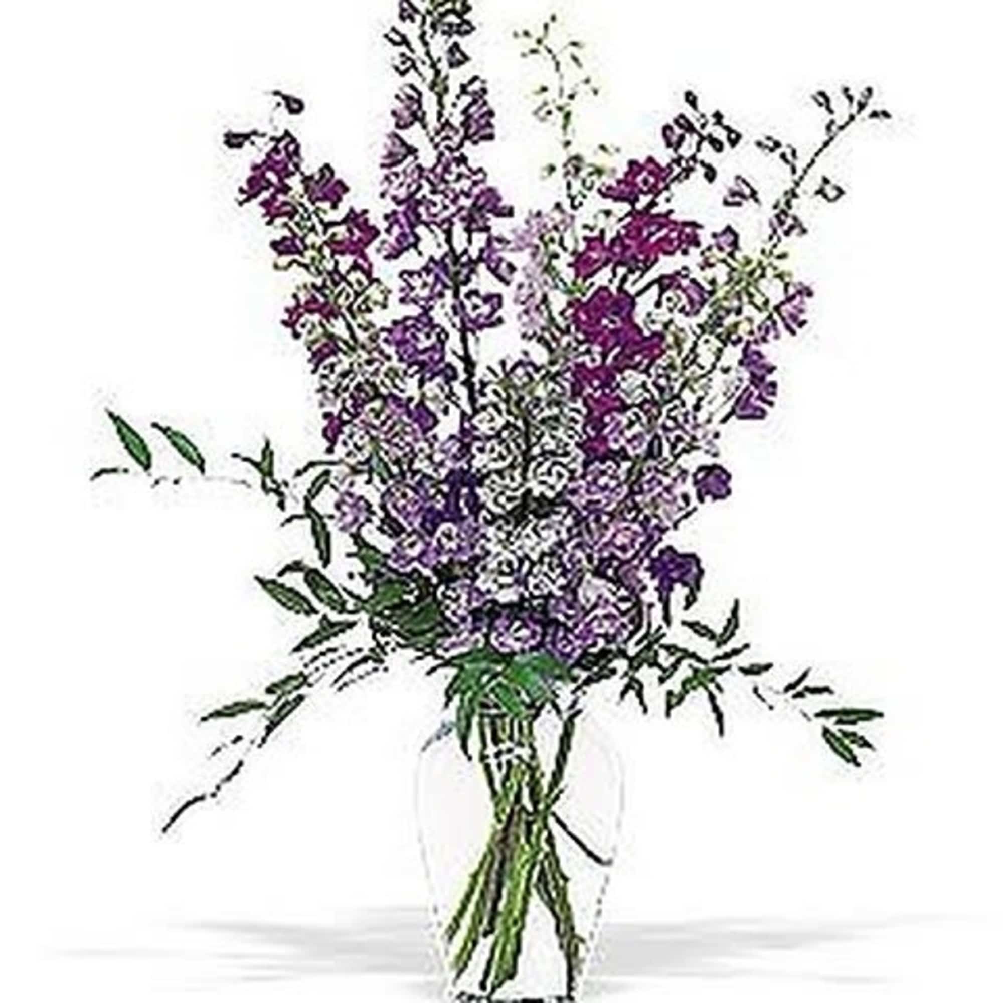 These dramatic blue delphinium will tell that special someone they're just like