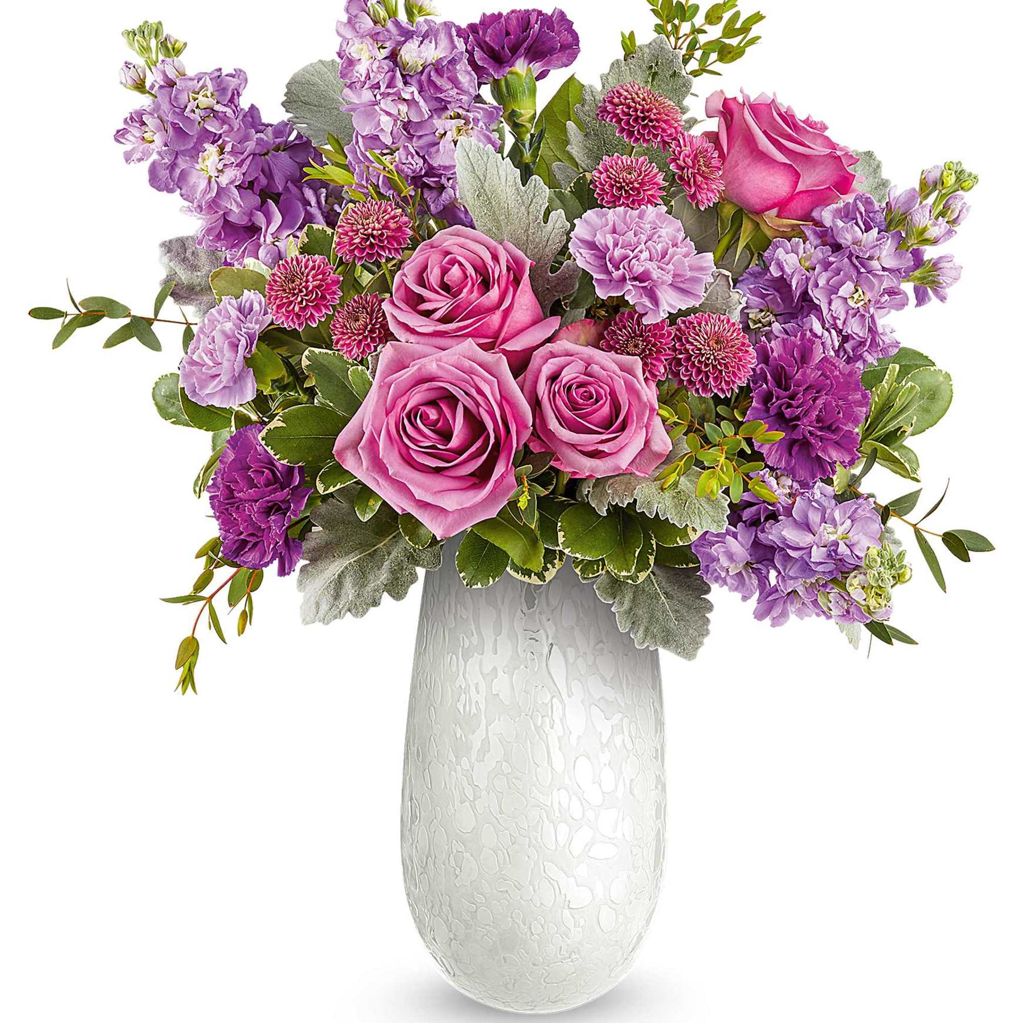 Delight Mom with our Amelia Bouquet, a graceful mix of pink and