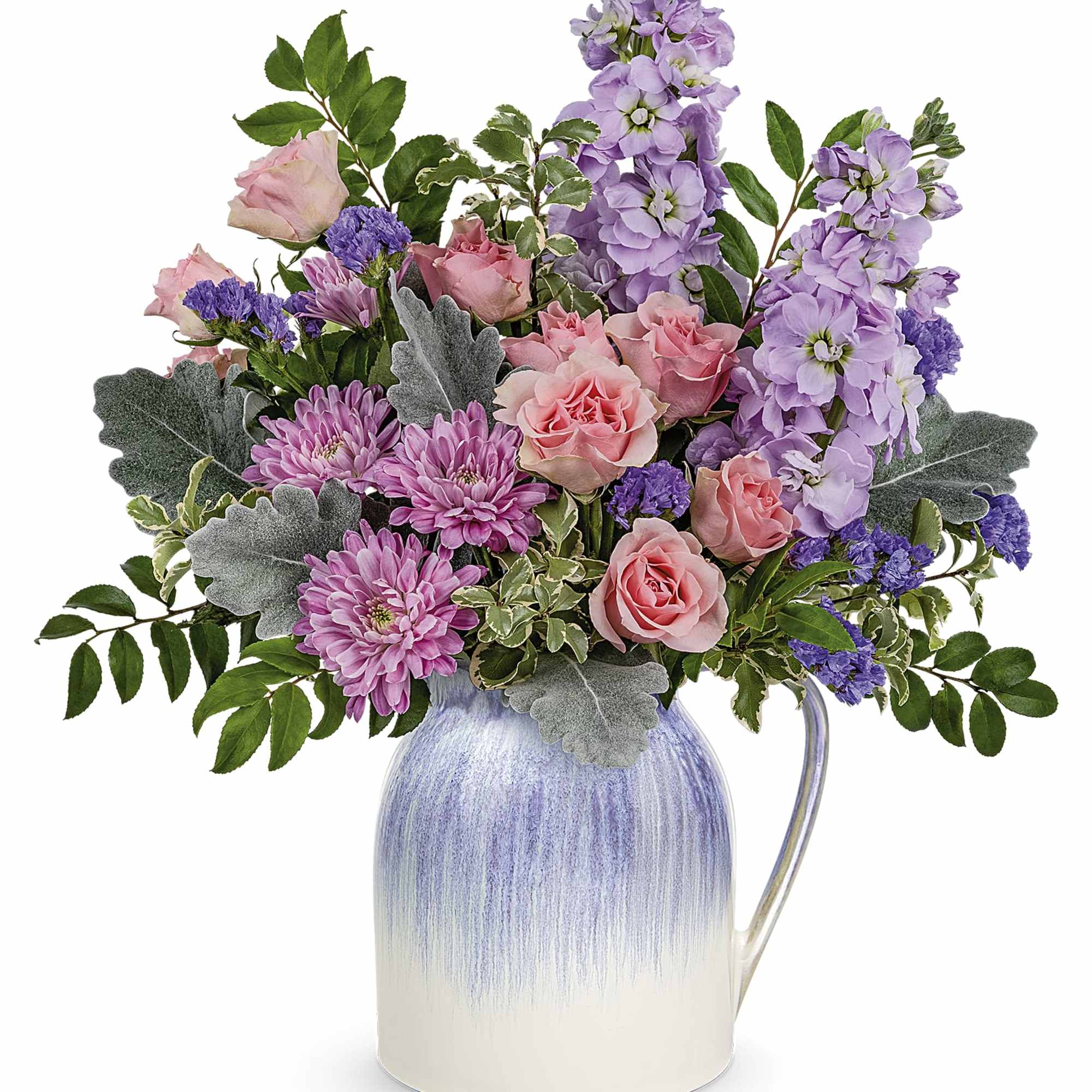 This spring, pour on the pretty with lush pastel blooms presented in