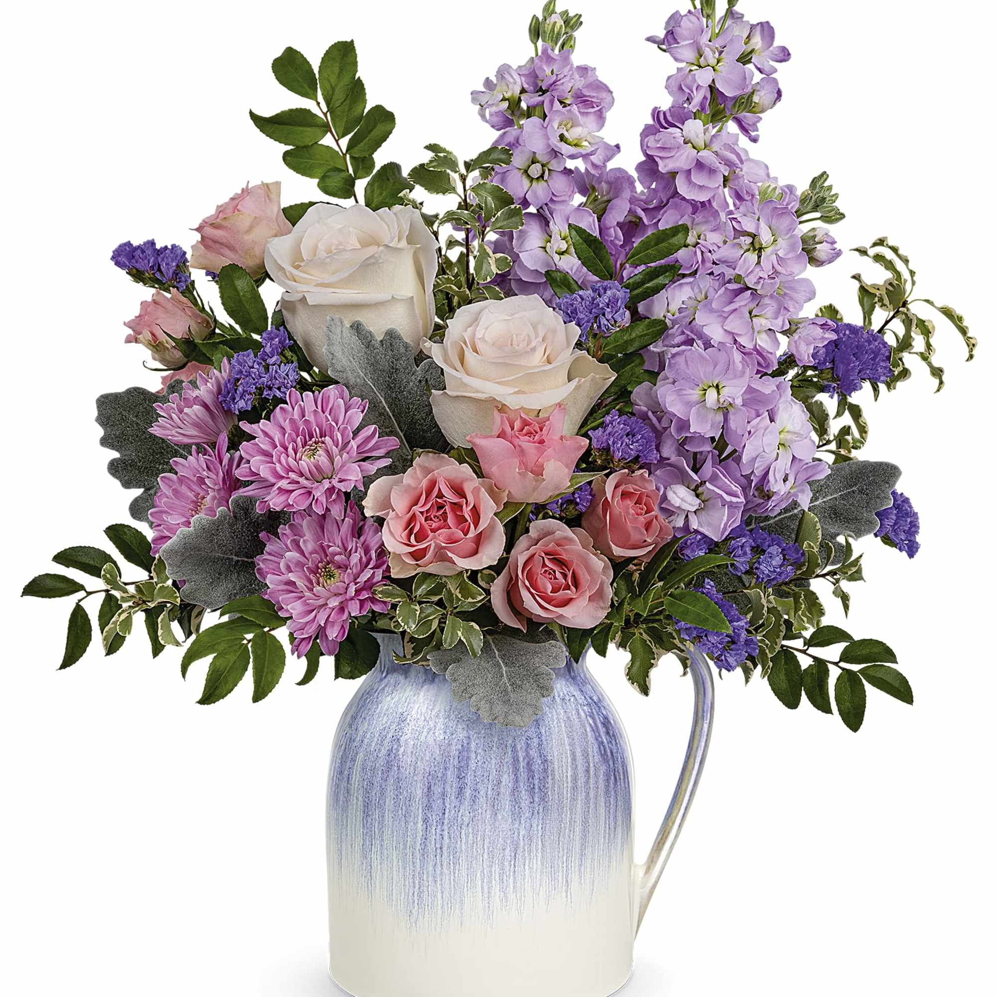 This spring, pour on the pretty with lush pastel blooms presented in