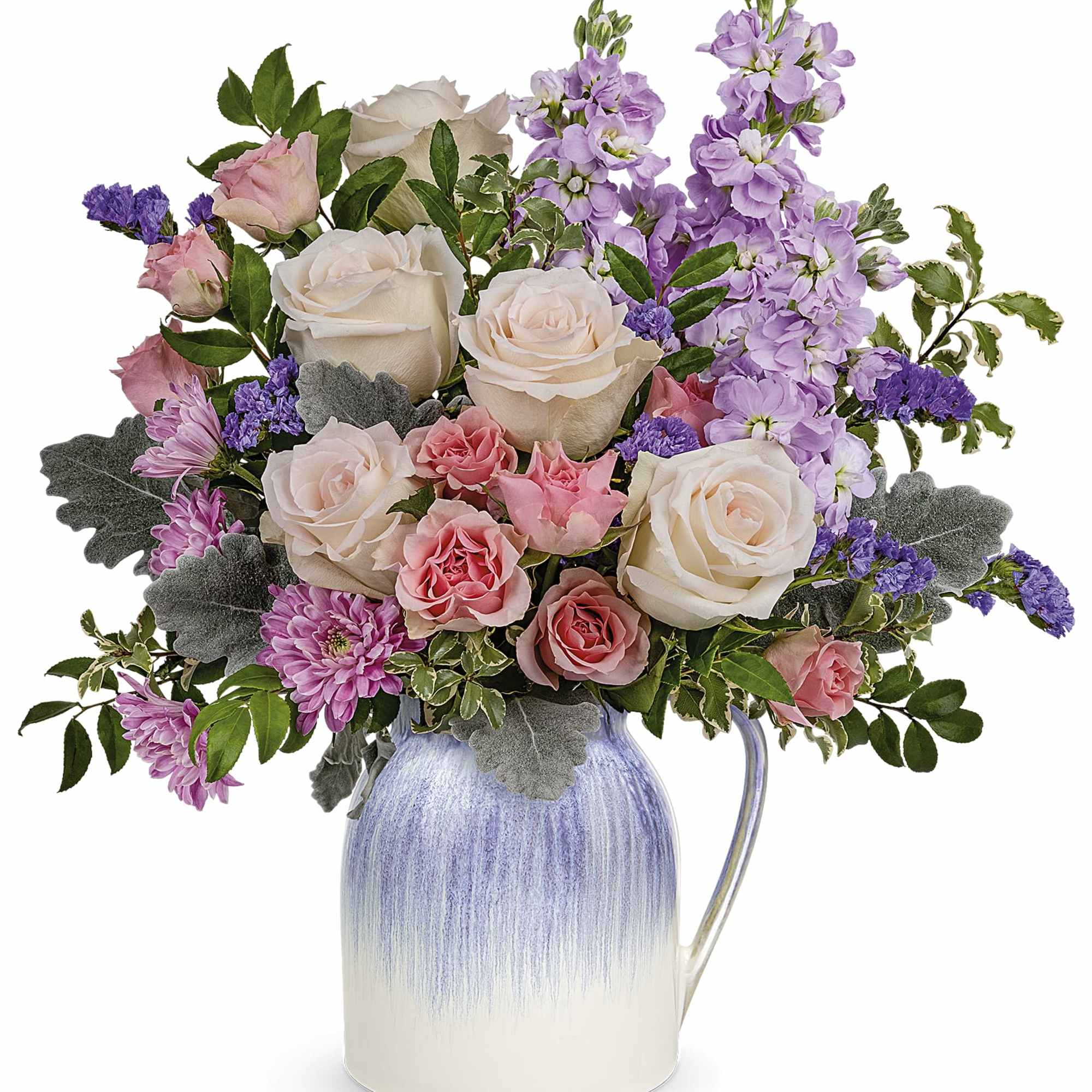 This spring, pour on the pretty with lush pastel blooms presented in