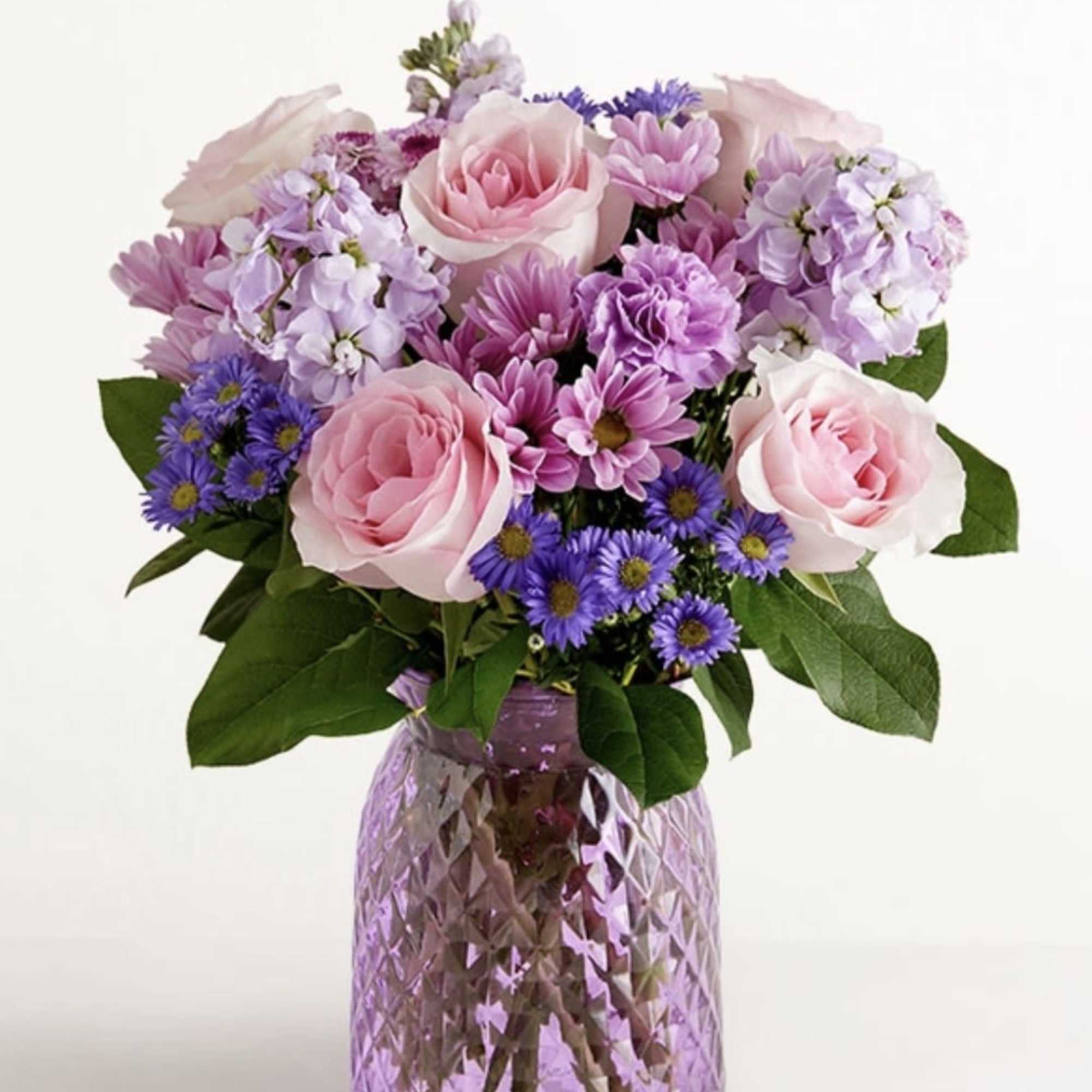  Just like a daydream. Our delightful lavender bouquet is gathered with