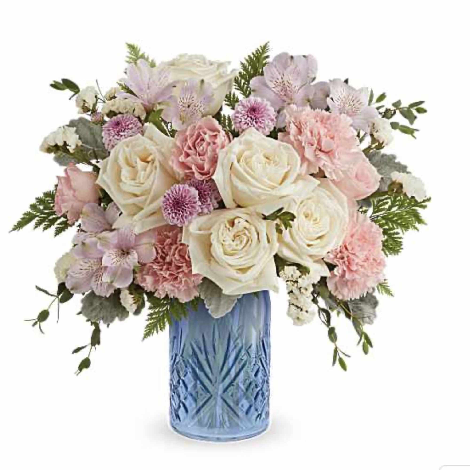  Blue Belle Bouquet is a sweet Mother's Day flower arrangement of