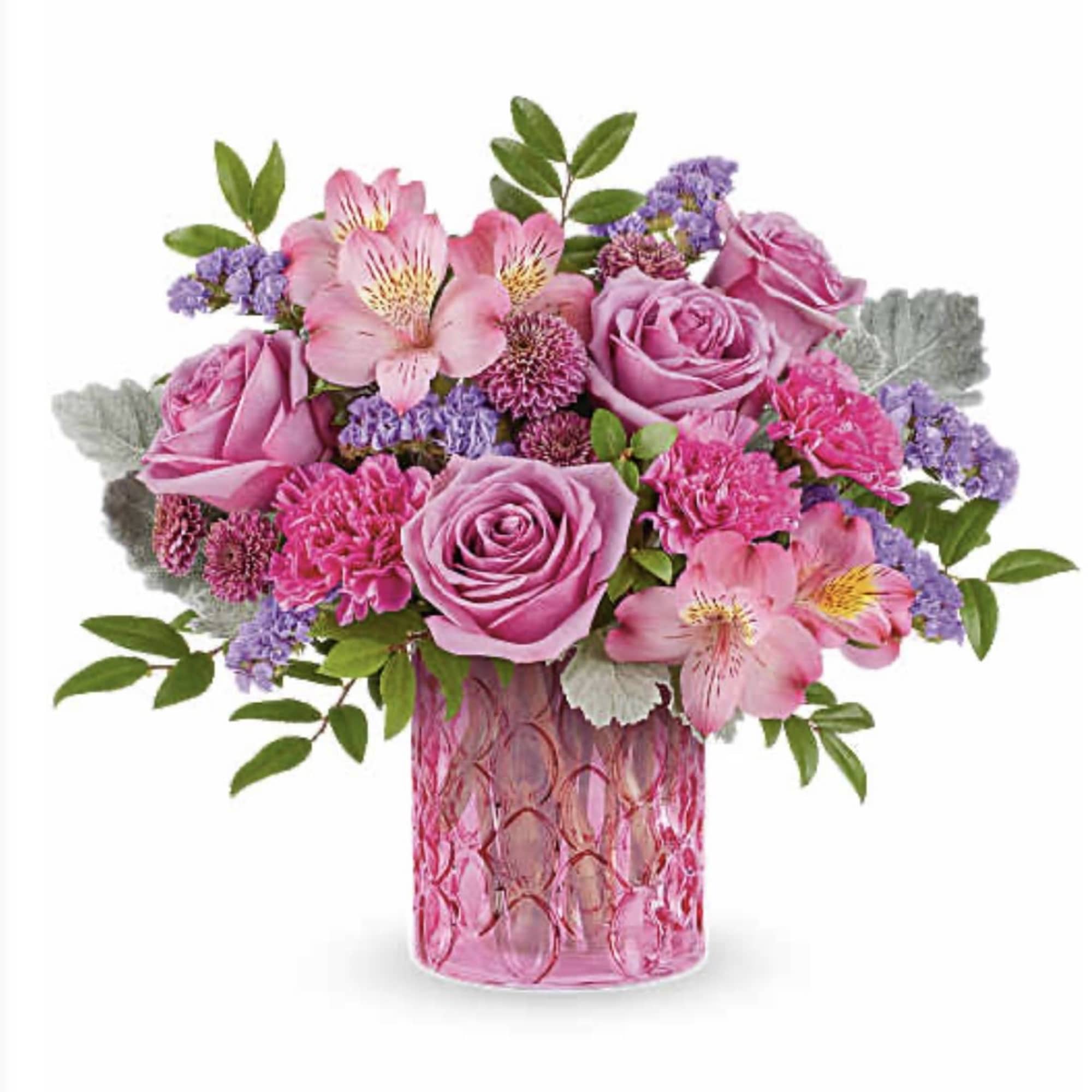 Celebrate her in style with a Pink Rhapsody Bouquet, a vibrant mix