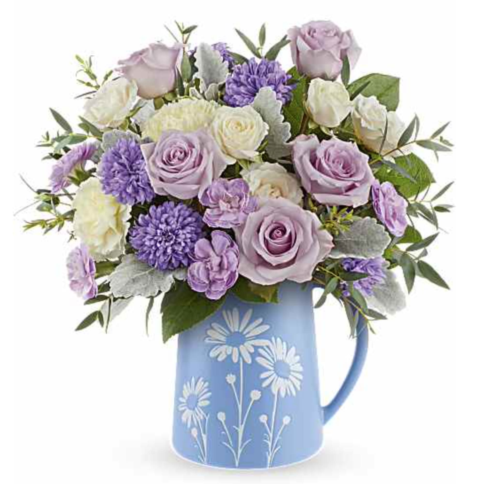 Soft and whimsical, our Daisy Haze Bouquet captures pastel perfection with lavender