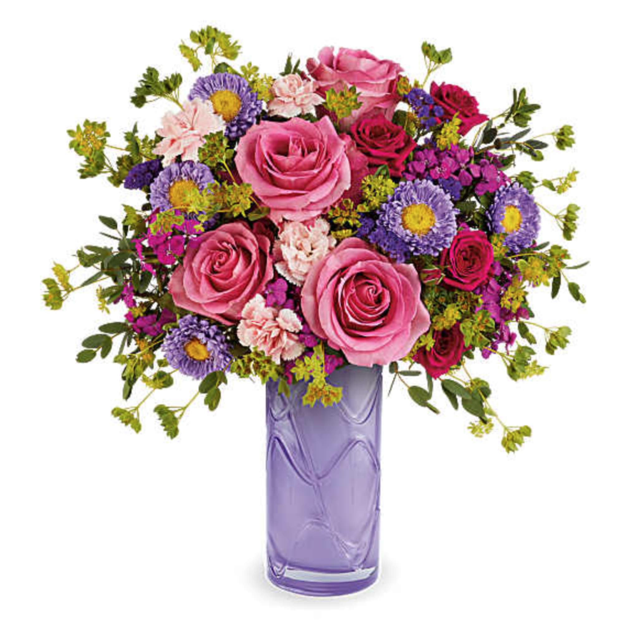 Brighten her Mother's Day with the Painted Petals Bouquet, a vibrant mix