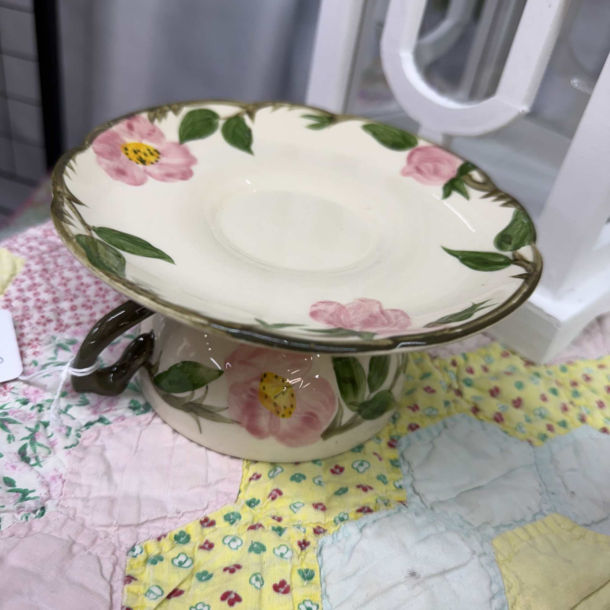Our Vintage Teacup Arrangements are truly one-of-a-kind treasures 
Each piece is designed