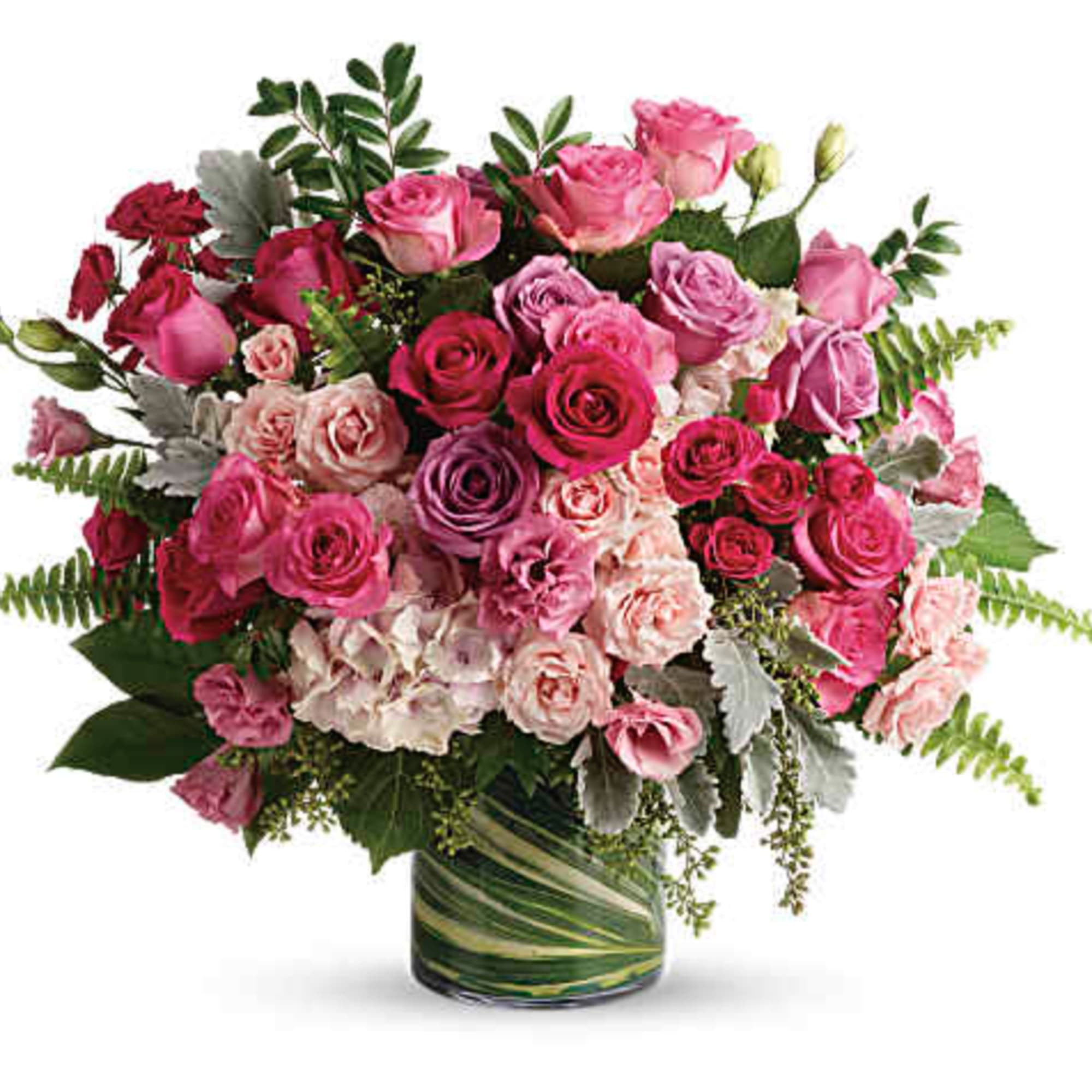 A high-fashion fantasy of roses! When you want to make a grand