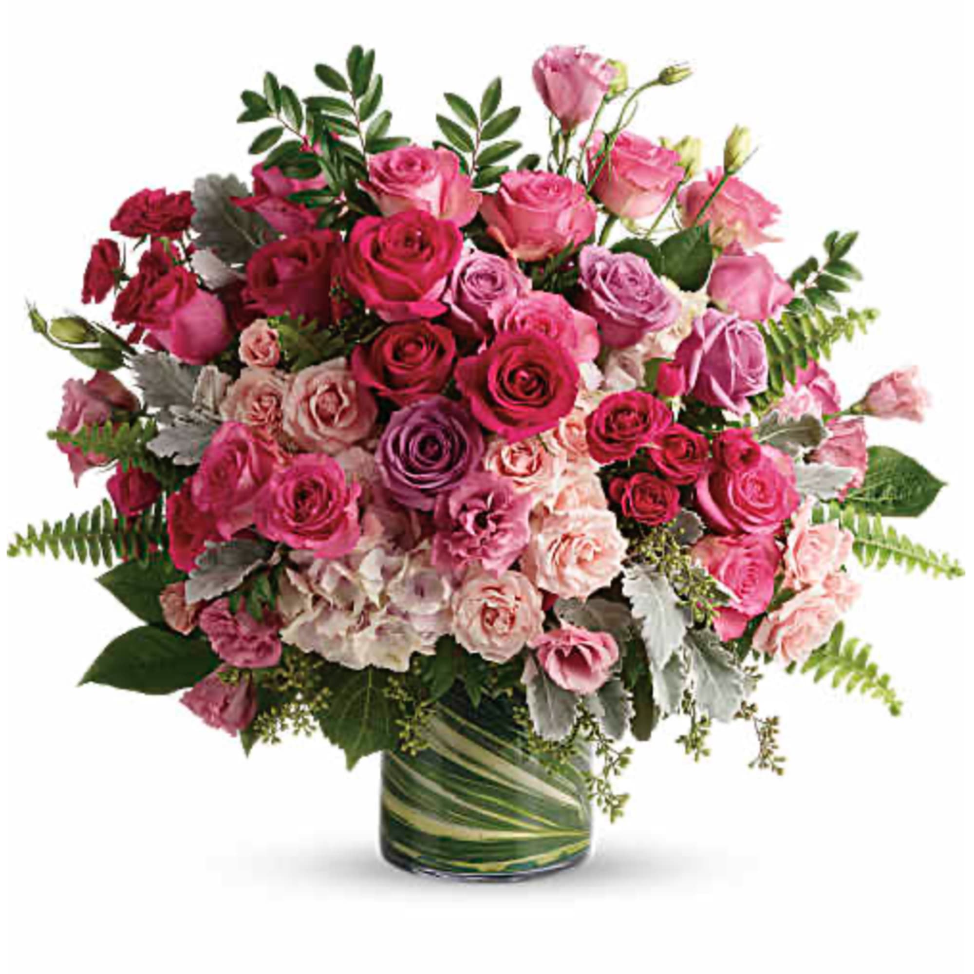 A high-fashion fantasy of roses! When you want to make a grand