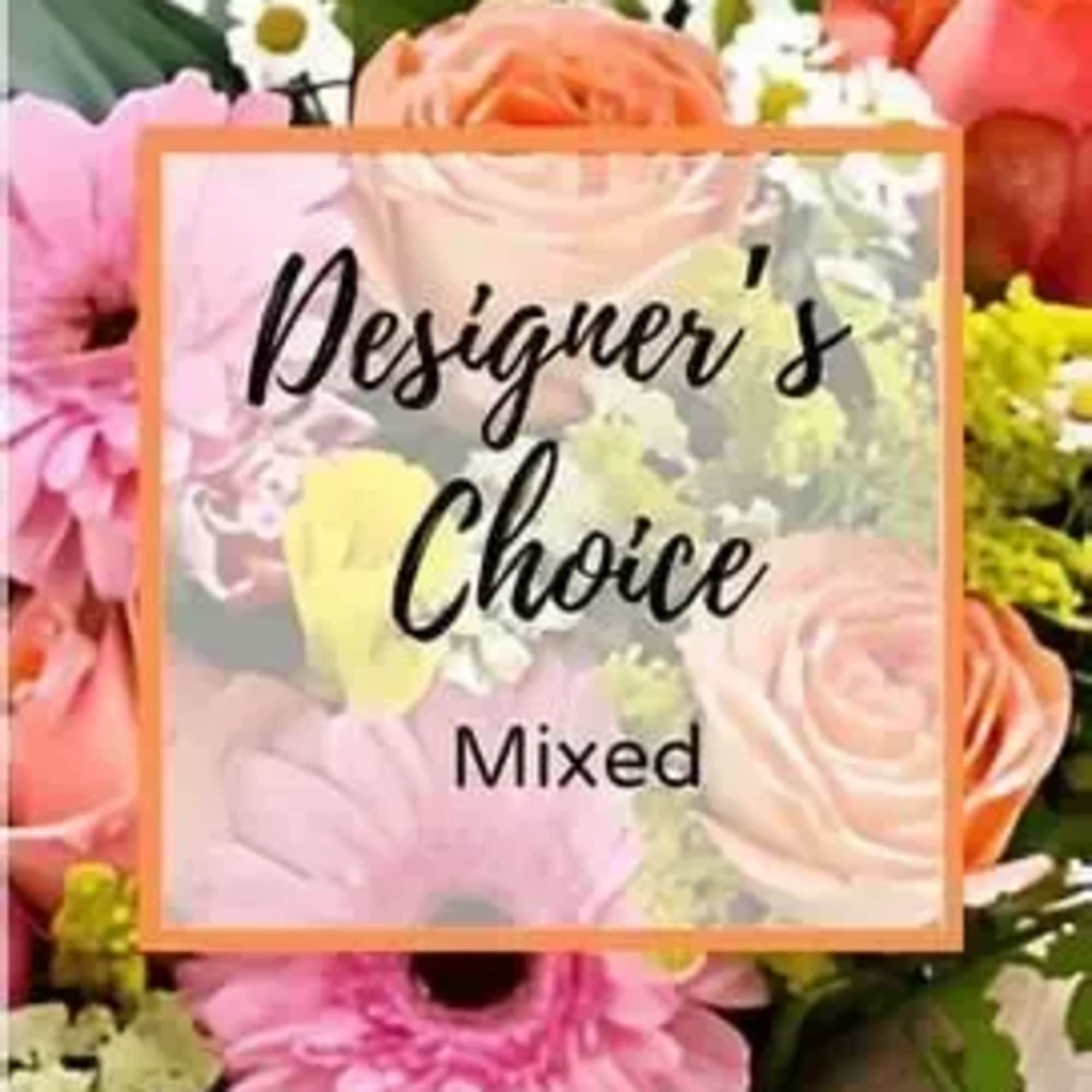 A bouquet that feels like a warm hello-this Designer Choice flower arrangement