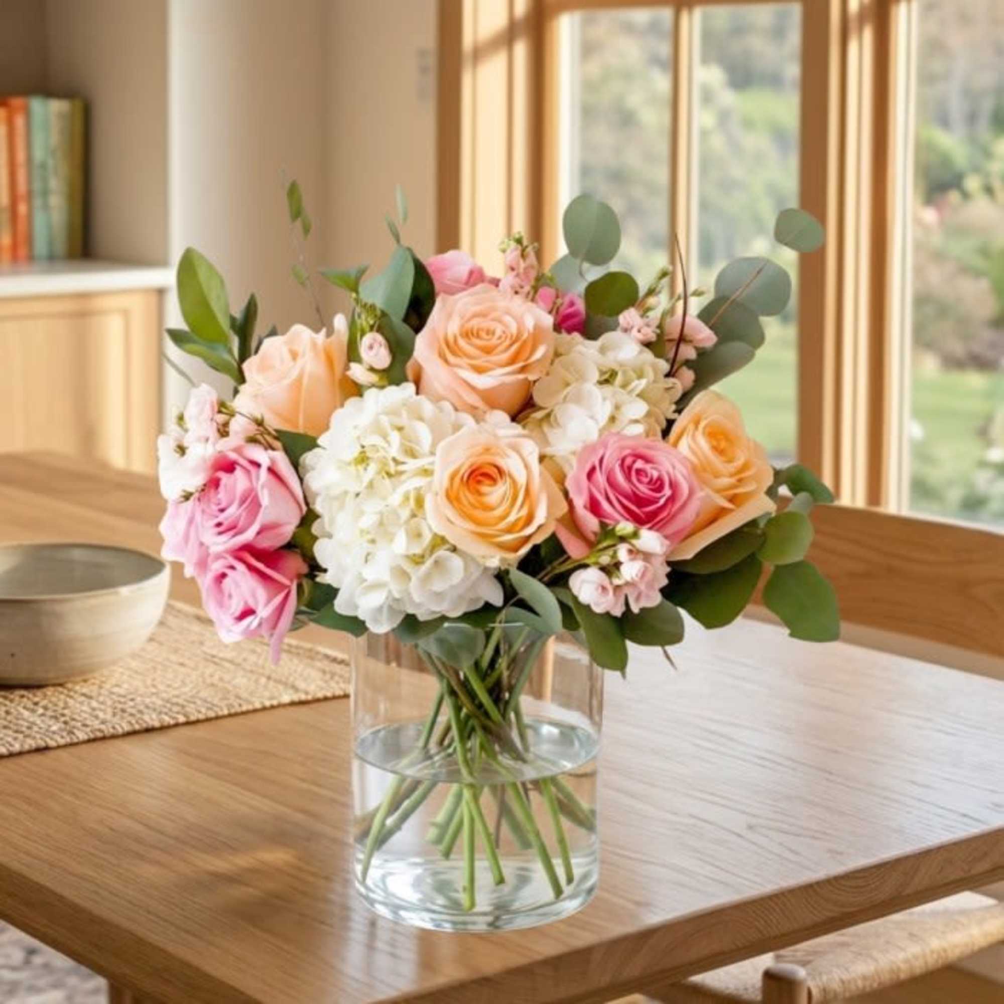 She is soft and elegant. A modern take on regency florals with