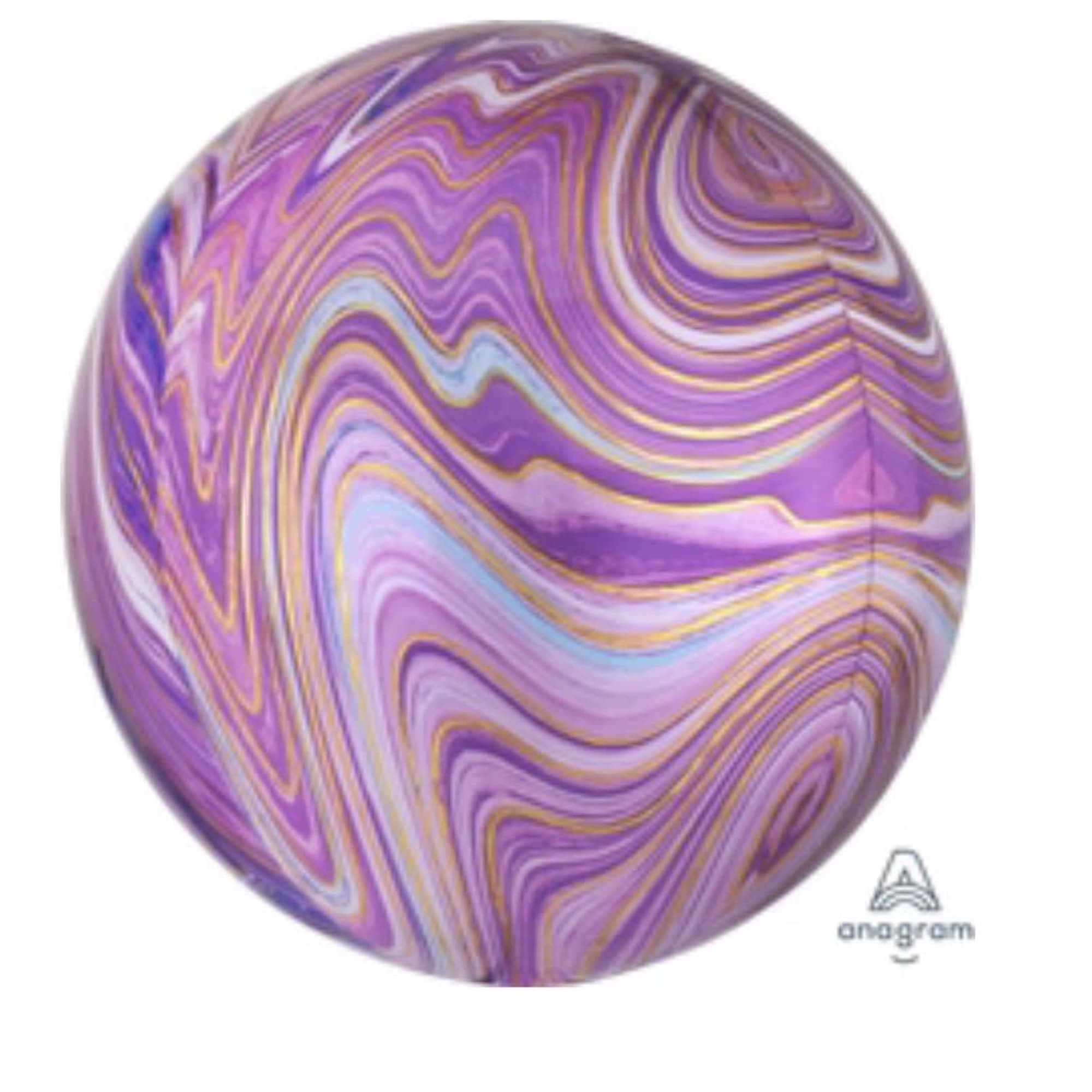 16" Jumbo Marblez Orbz Foil Balloons.