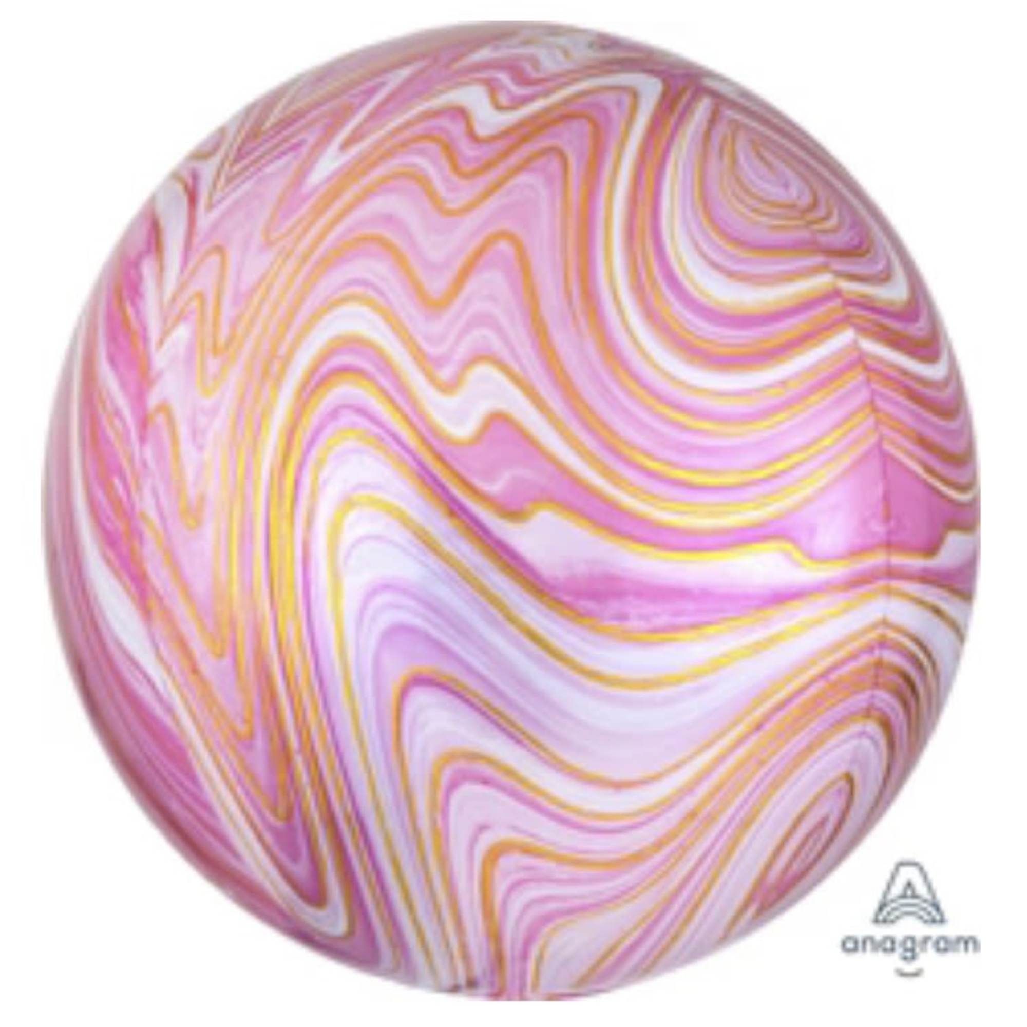 16" Jumbo Marblez Orbz Foil Balloons.