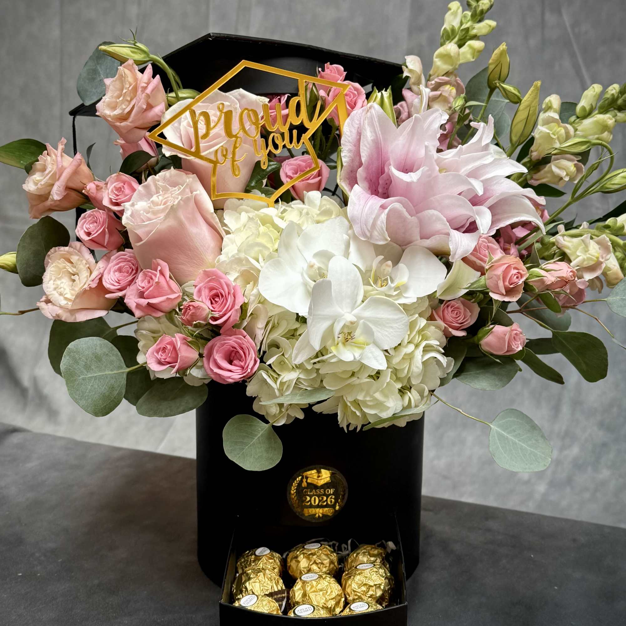 A sweet and elegant way to celebrate their big achievement 
Our Bloom