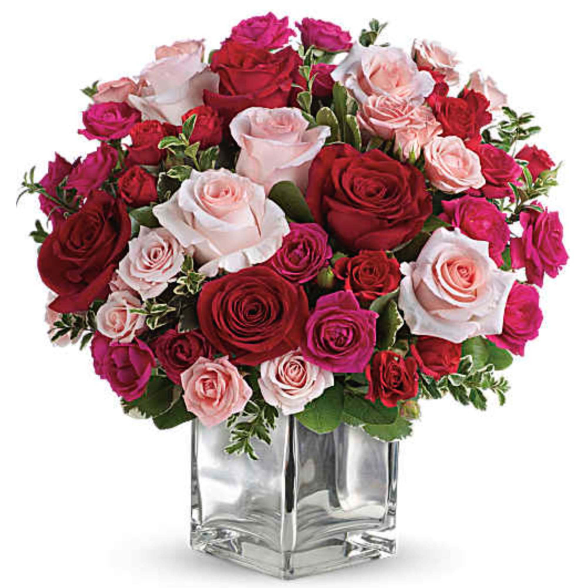 Sing them a love song - with flowers. This lush, loving rose