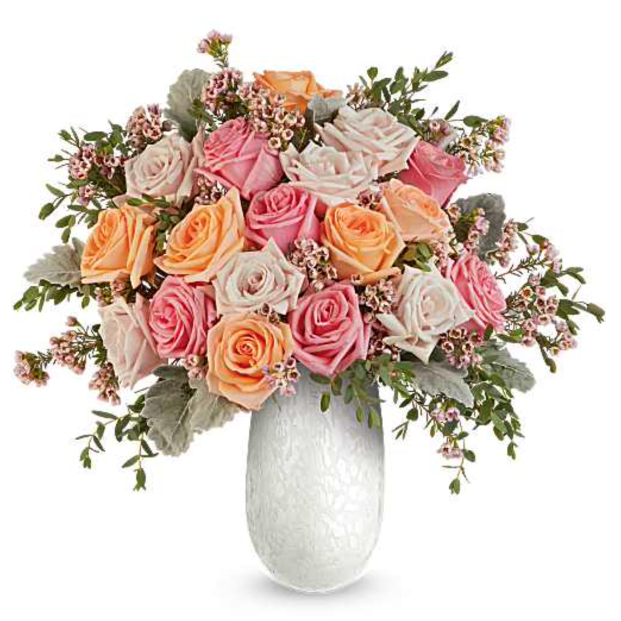 Our Opal Garden Bouquet is a beautiful Mother's Day floral arrangement featuring