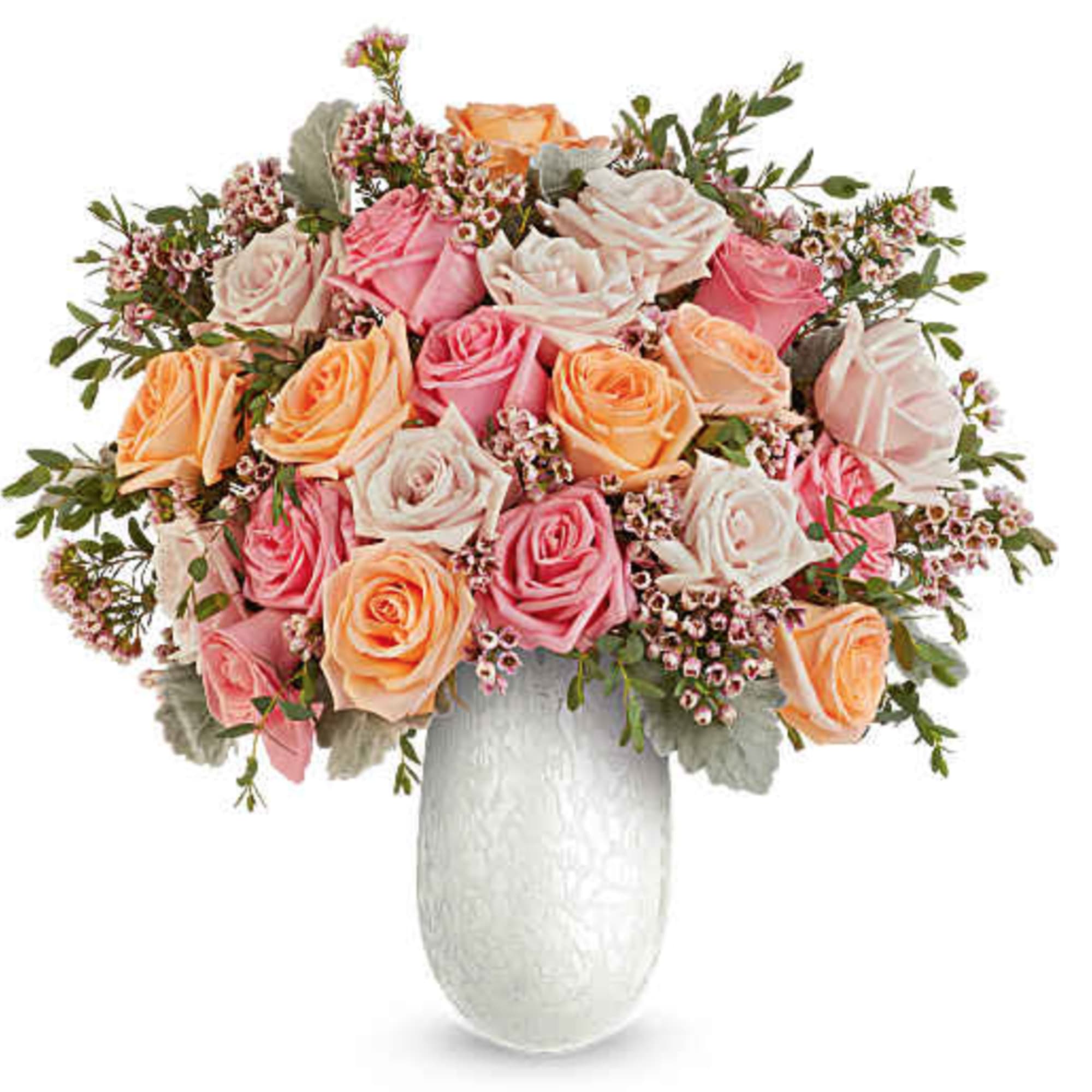 Our Opal Garden Bouquet is a beautiful Mother's Day floral arrangement featuring