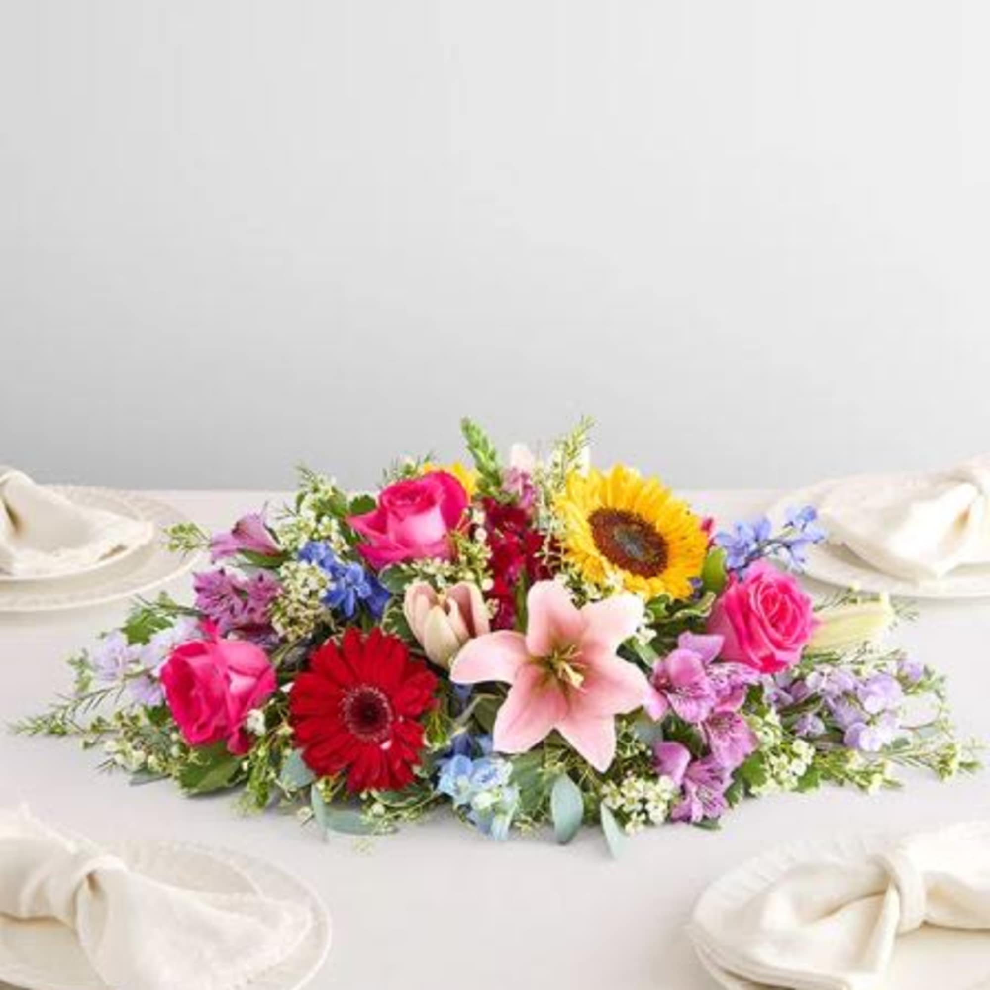  Pet Friendly?
No This arrangement contains lilies, which are highly toxic to