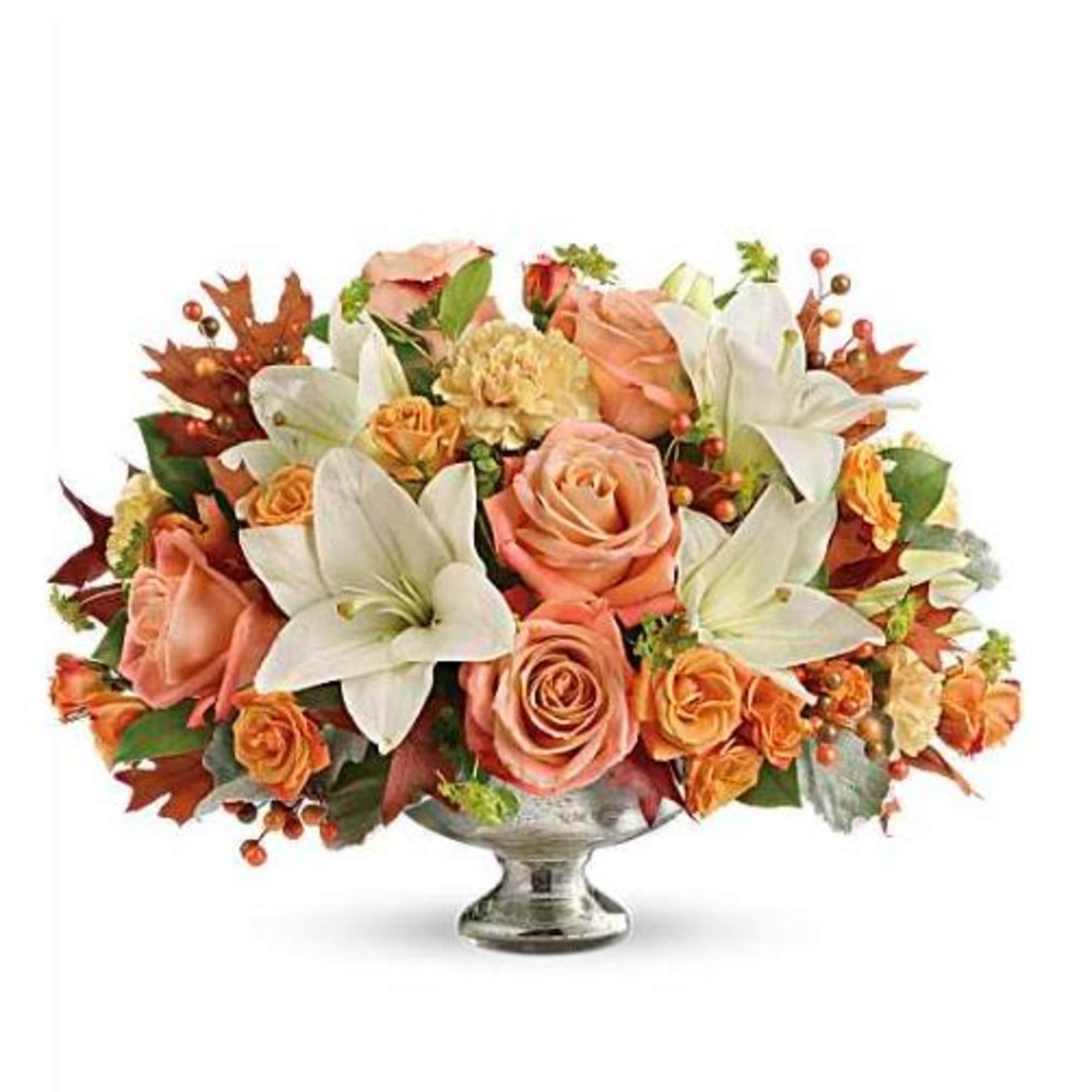  Pet Friendly?
No This arrangement contains lilies, which are highly toxic to
