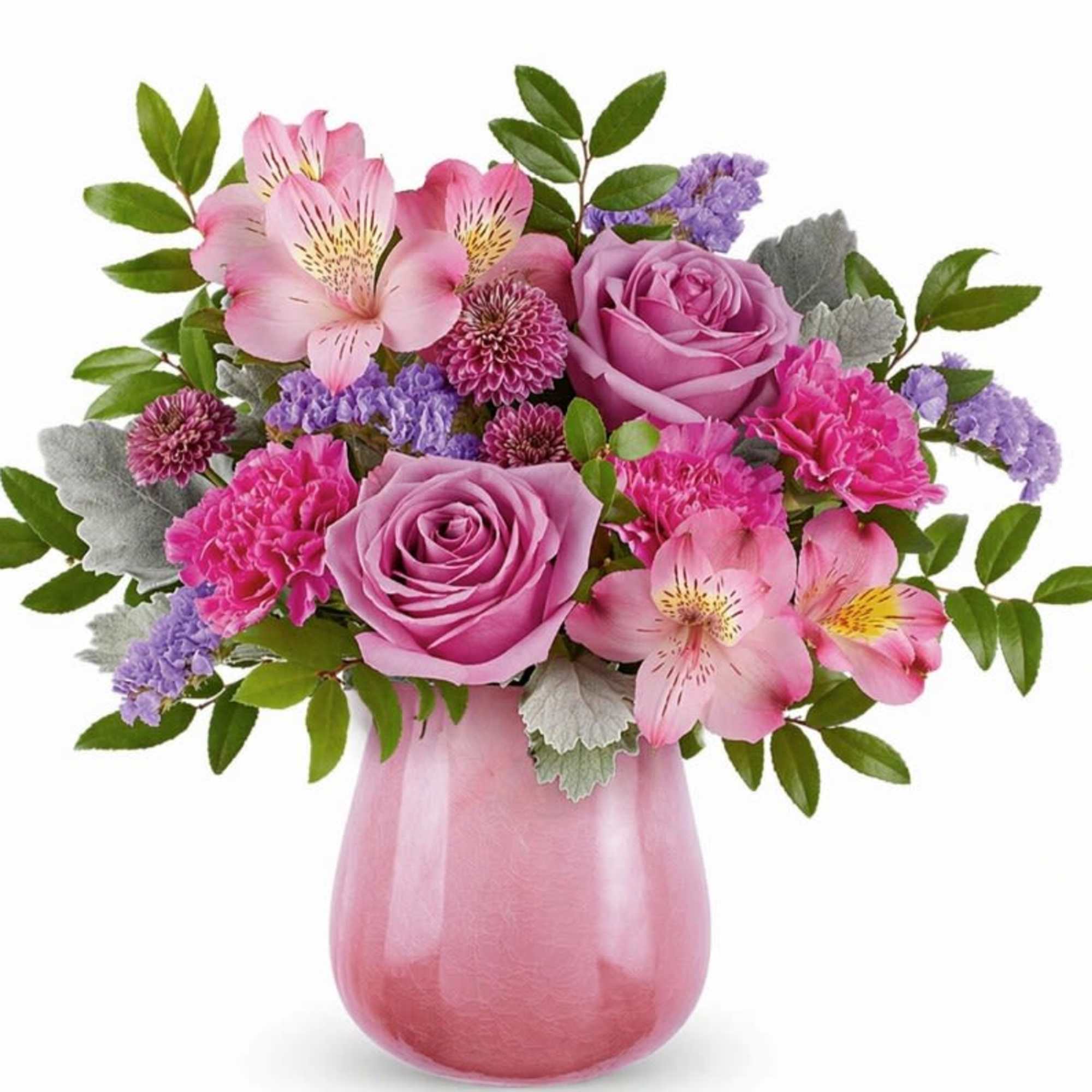 Celebrate her in style with Teleflora's Pink Rhapsody Bouquet, a vibrant mix