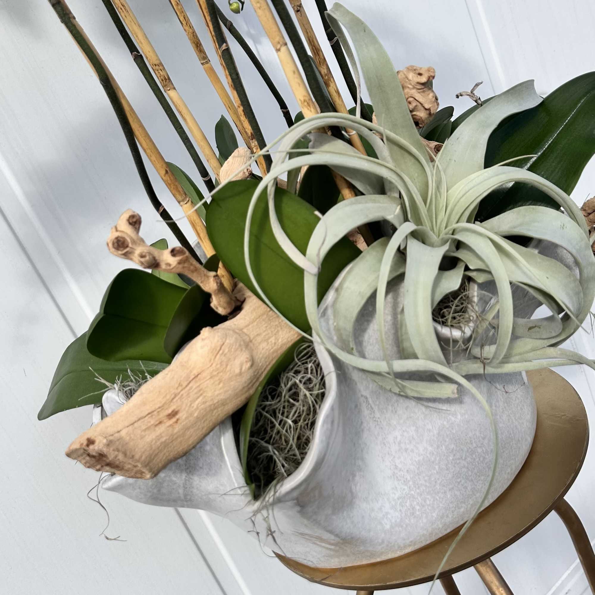 Ocean Breeze is a serene, modern arrangement that captures the calm elegance