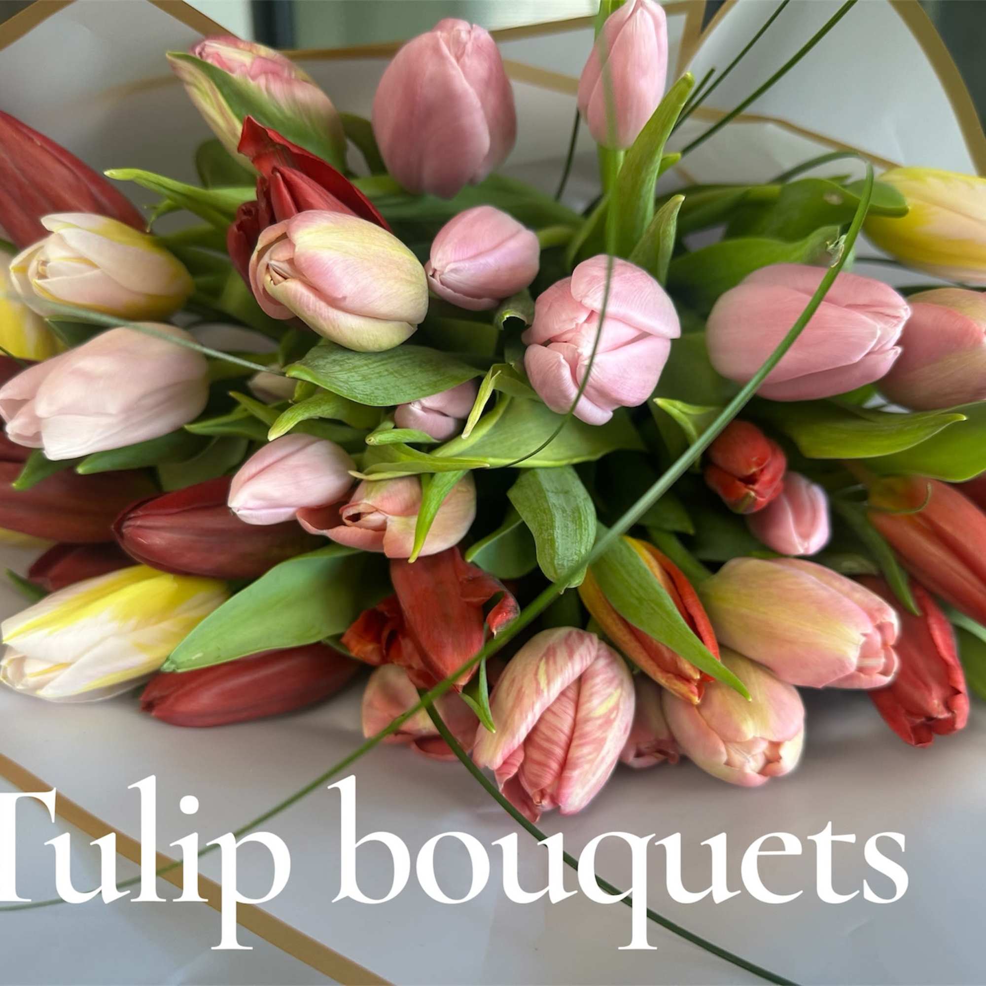 Treat Mom to the freshest flowers, our stunning Designers choice Tulip Bouquet