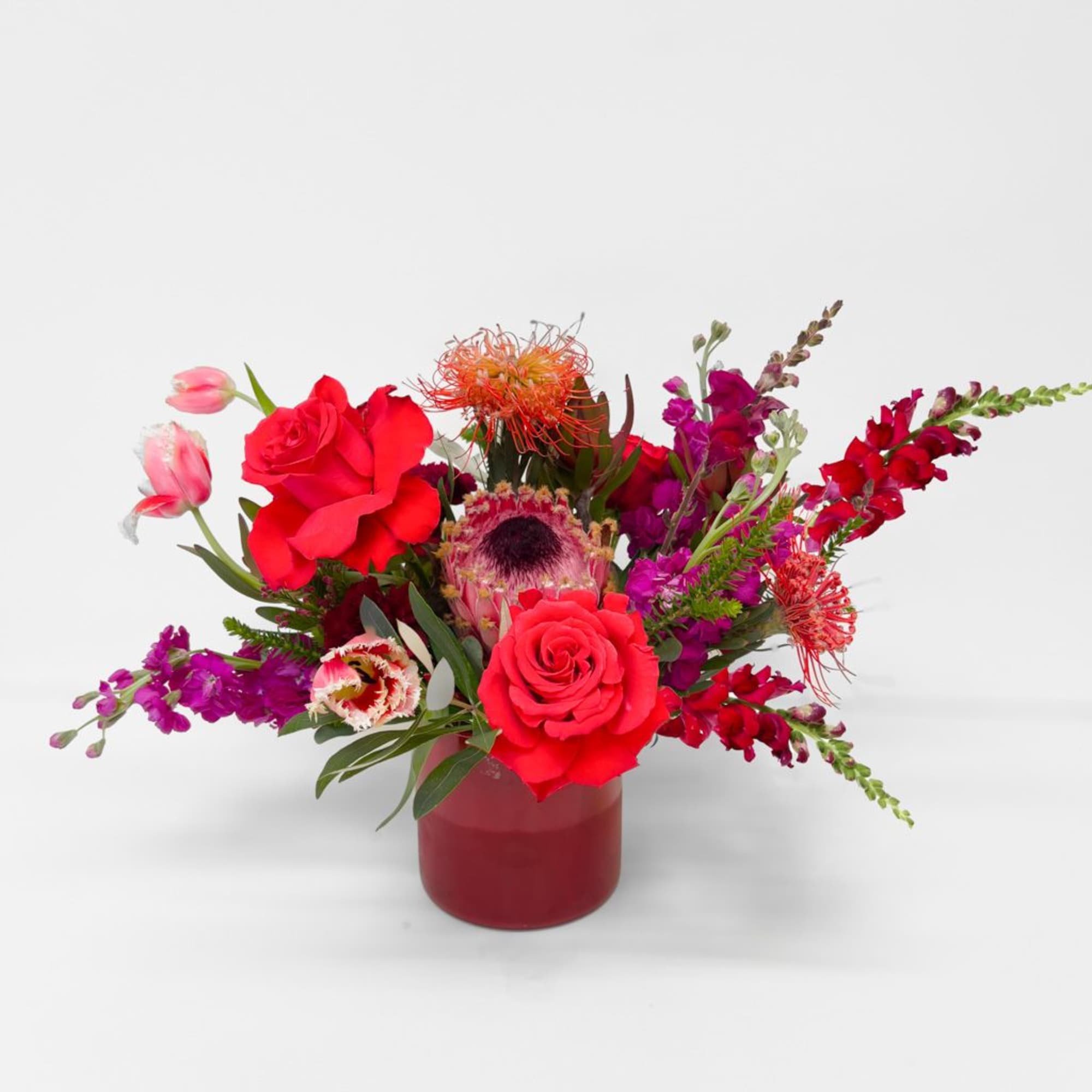 This bold arrangement is made to order, using the finest and freshest