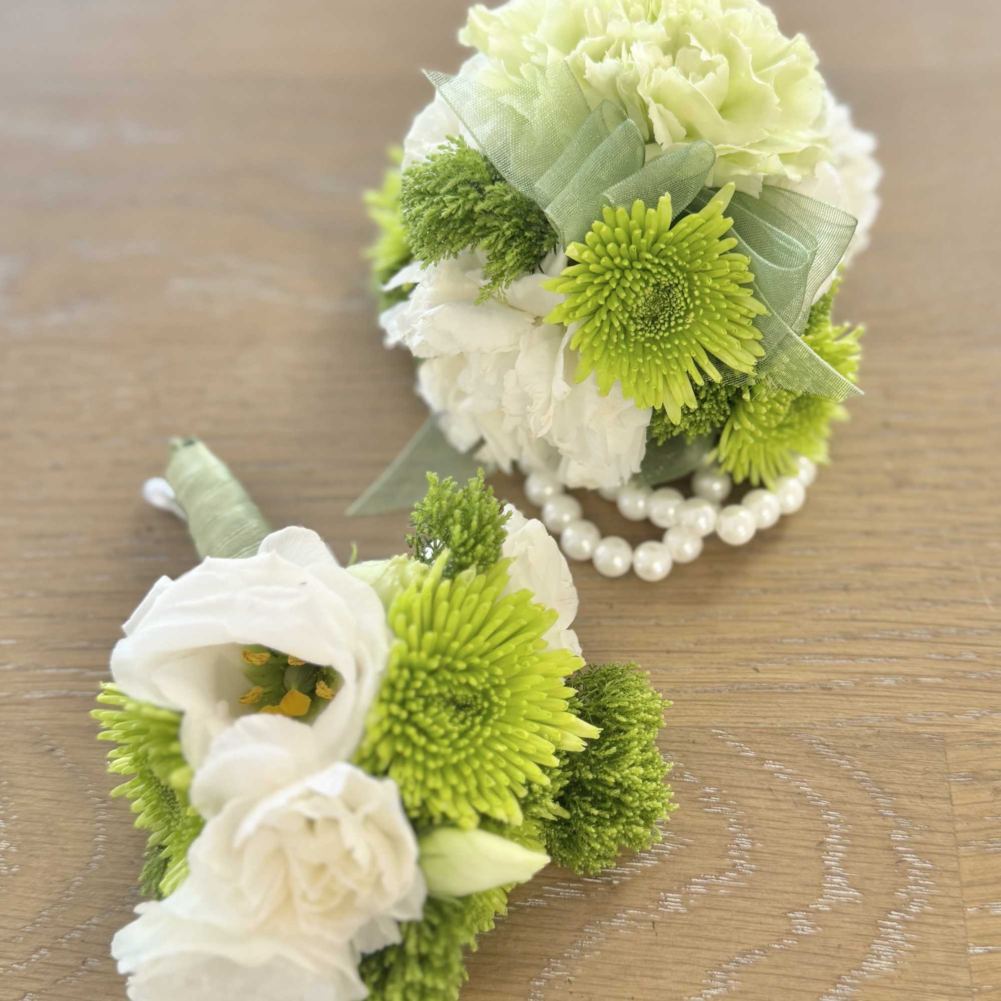 A youthful and elegant design especially created by the Florist. Flowers are