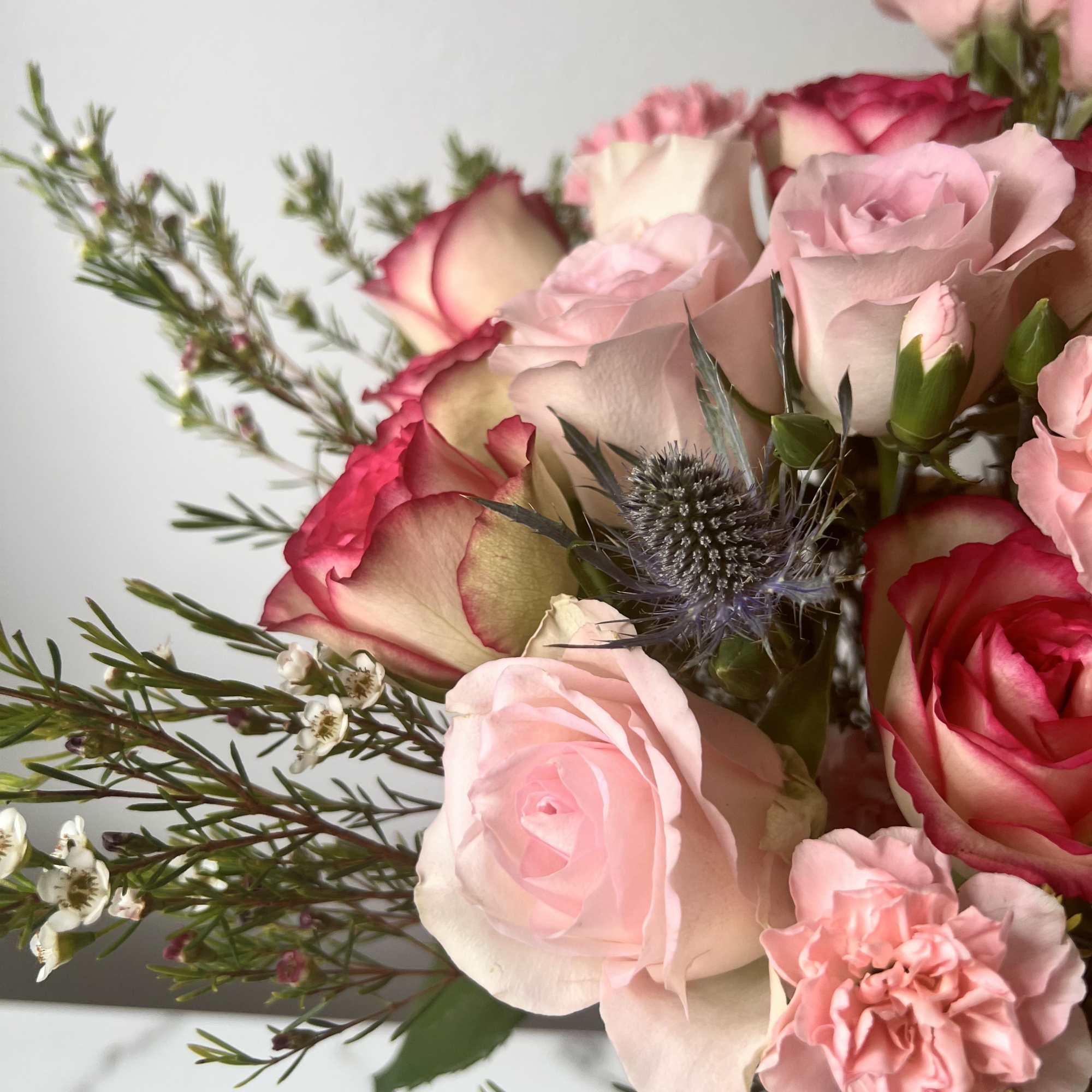 Soft blush and garden-petal pinks take center stage in this pink garden