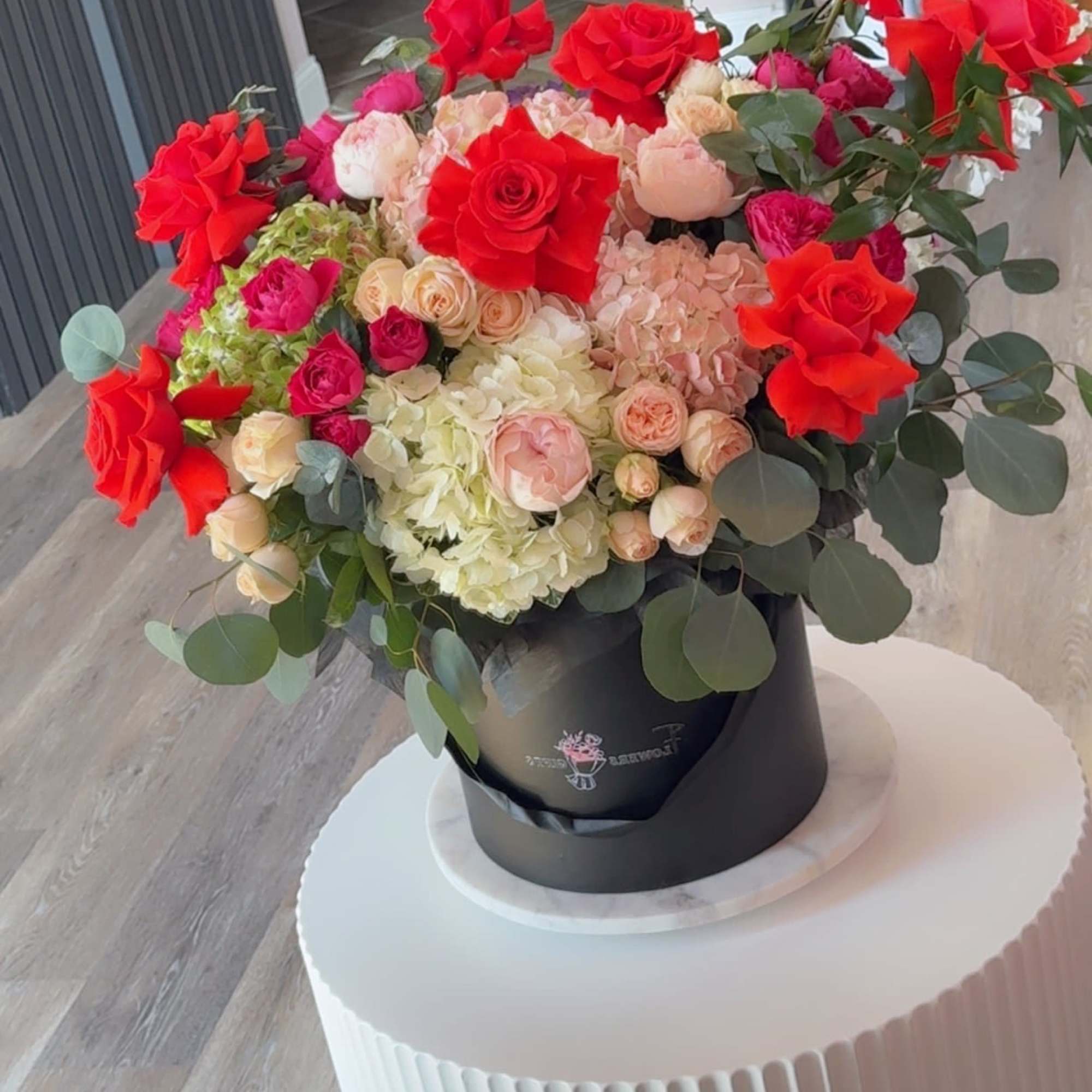 A lush, high-impact romantic bouquet designed to make the recipient feel deeply