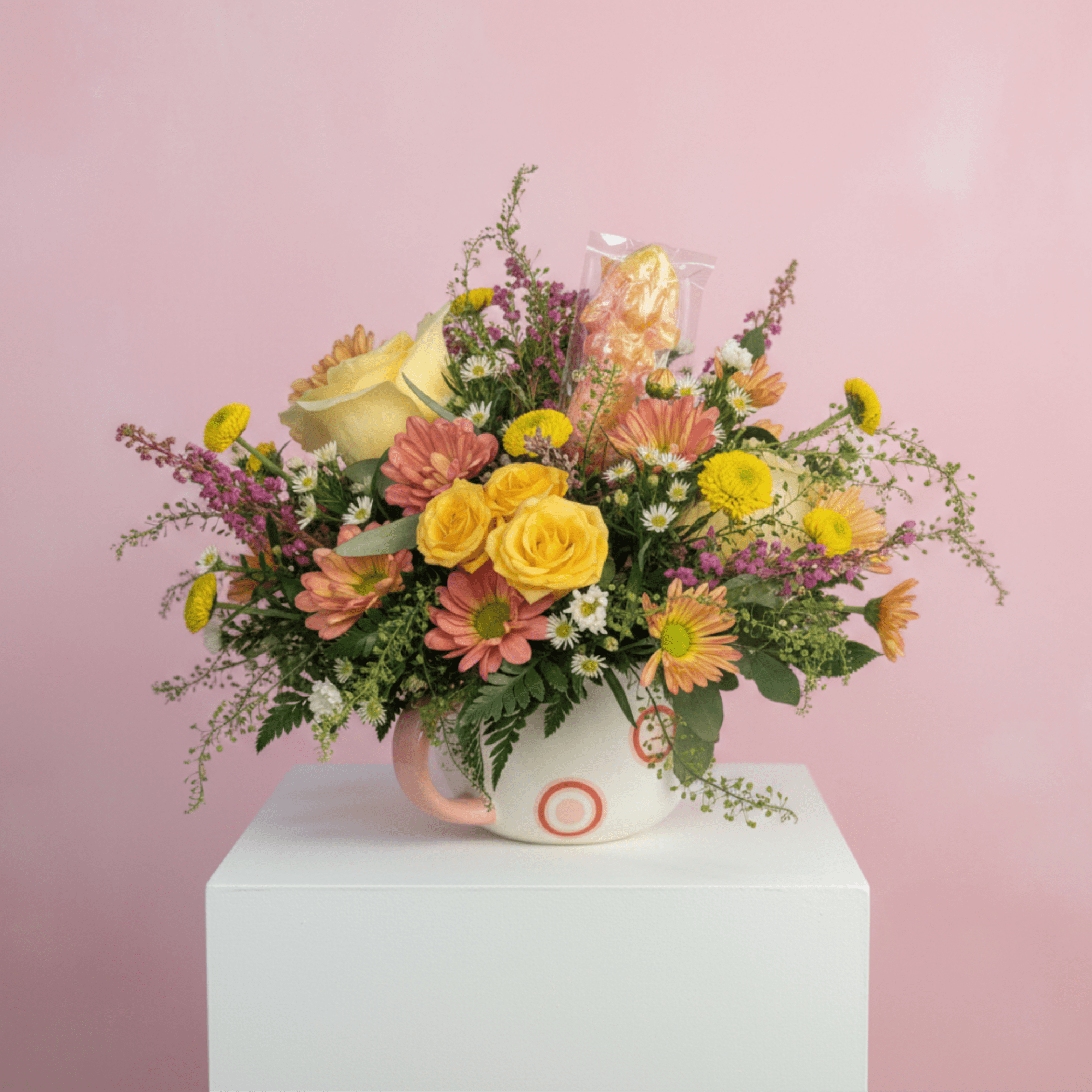 Surprise your special someone with this sweet bouquet&mdash;a delightful arrangement of fresh-cut