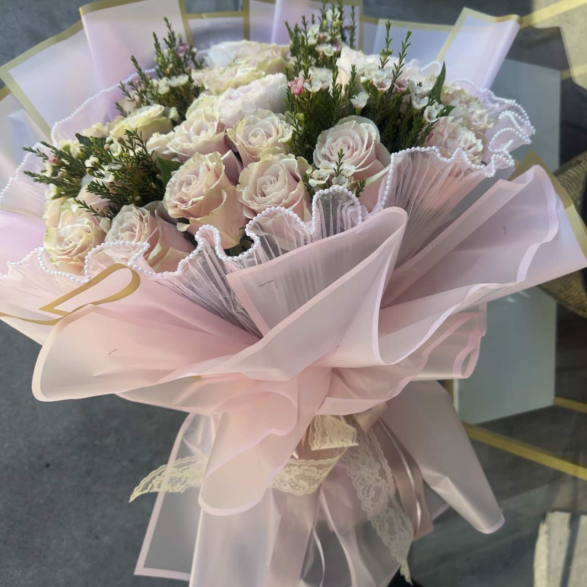 The Pink Pearl Reverie in Mission Hills, CA | Bottega G. Floral