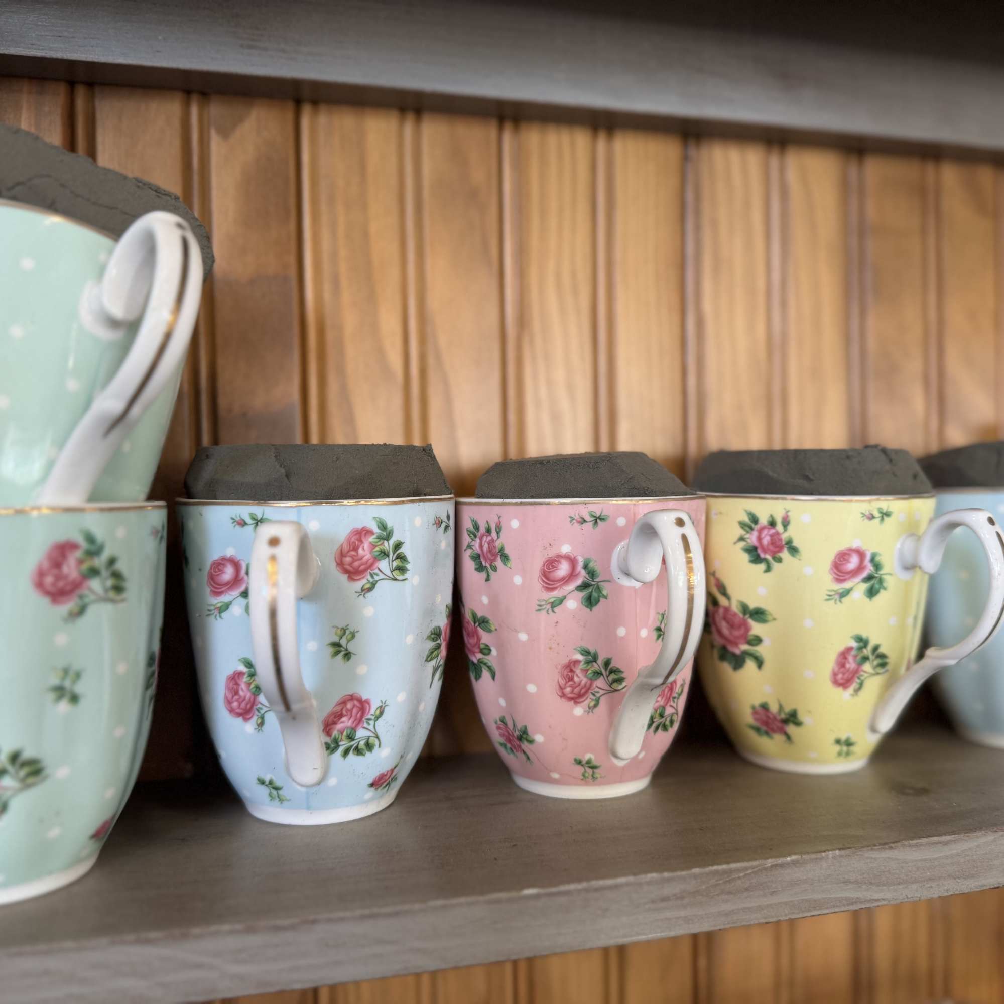 A sweet little cup filled with love  Designed in a vintage-inspired