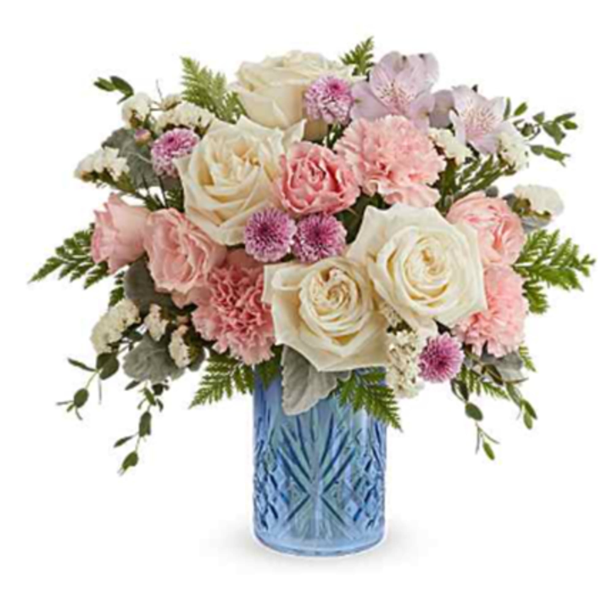 Blue Belle Bouquet is a sweet Mother's Day flower arrangement of soft