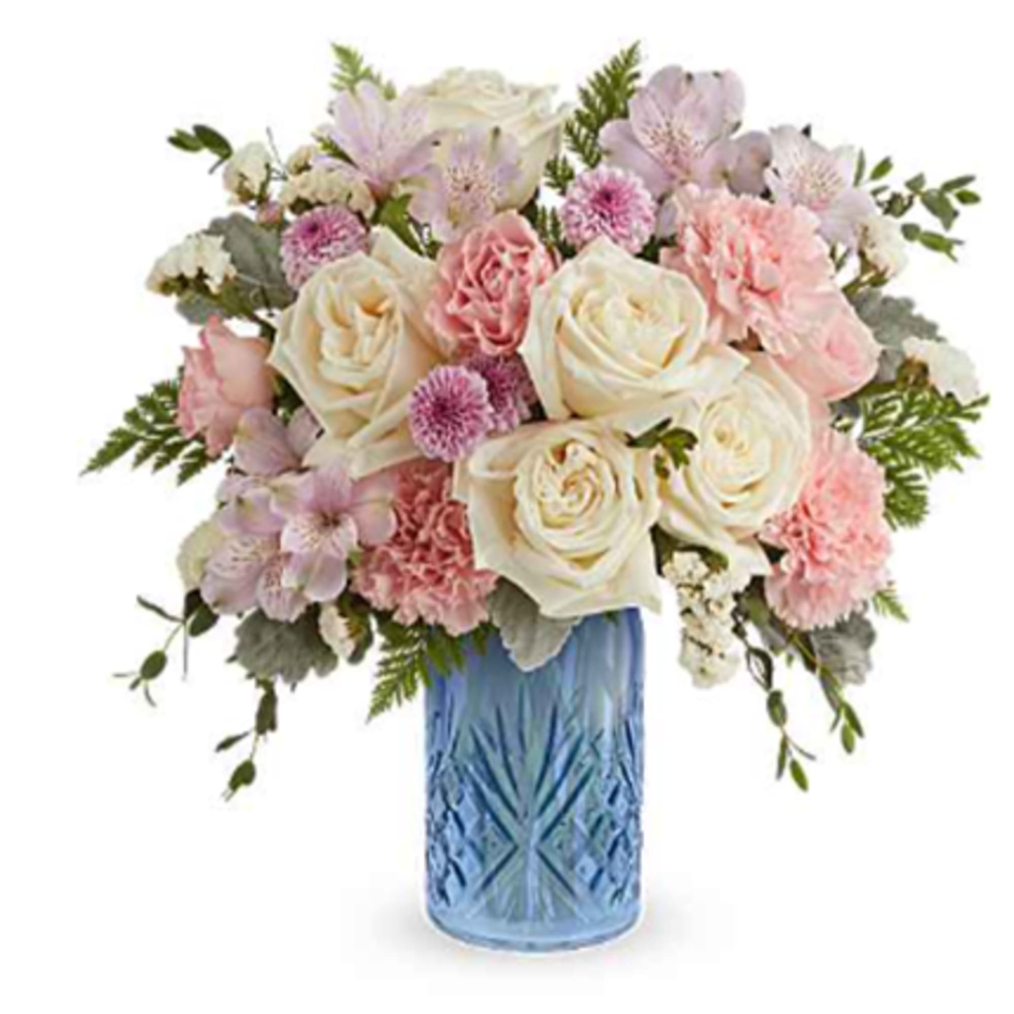 Blue Belle Bouquet is a sweet Mother's Day flower arrangement of soft
