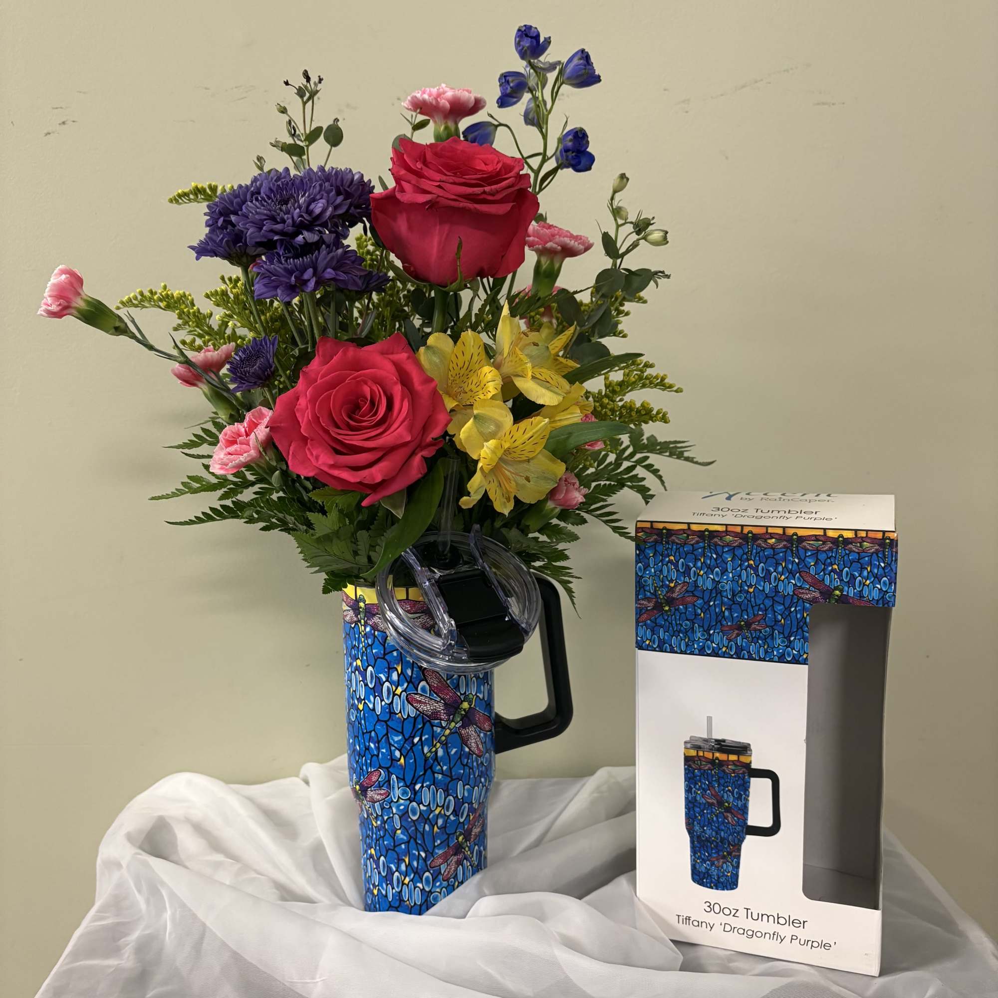 The perfect gift for Mom flowers and a keepsake Tumblr featuring a