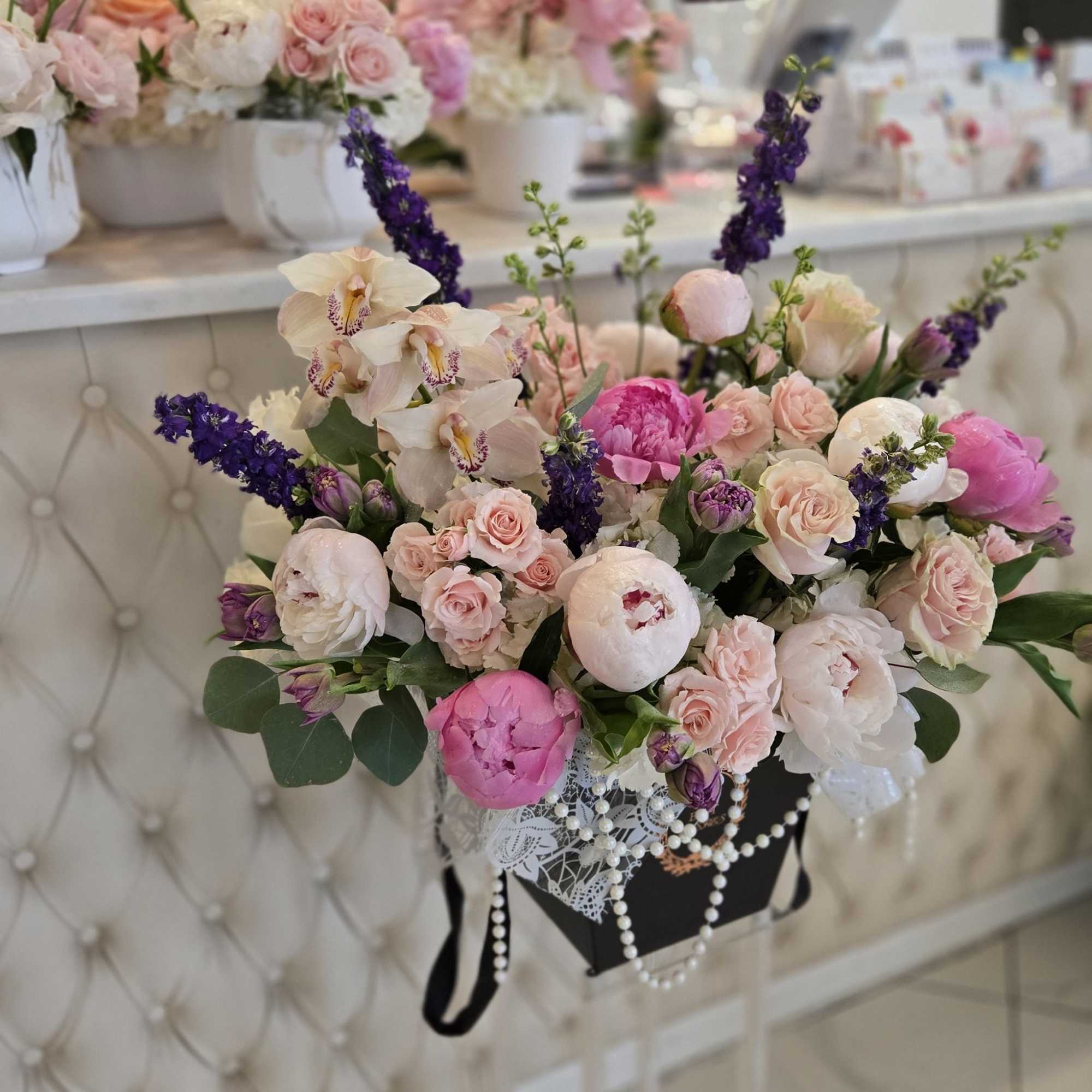 A premium Mother&rsquo;s Day arrangement featuring a rich selection of fresh, high-quality