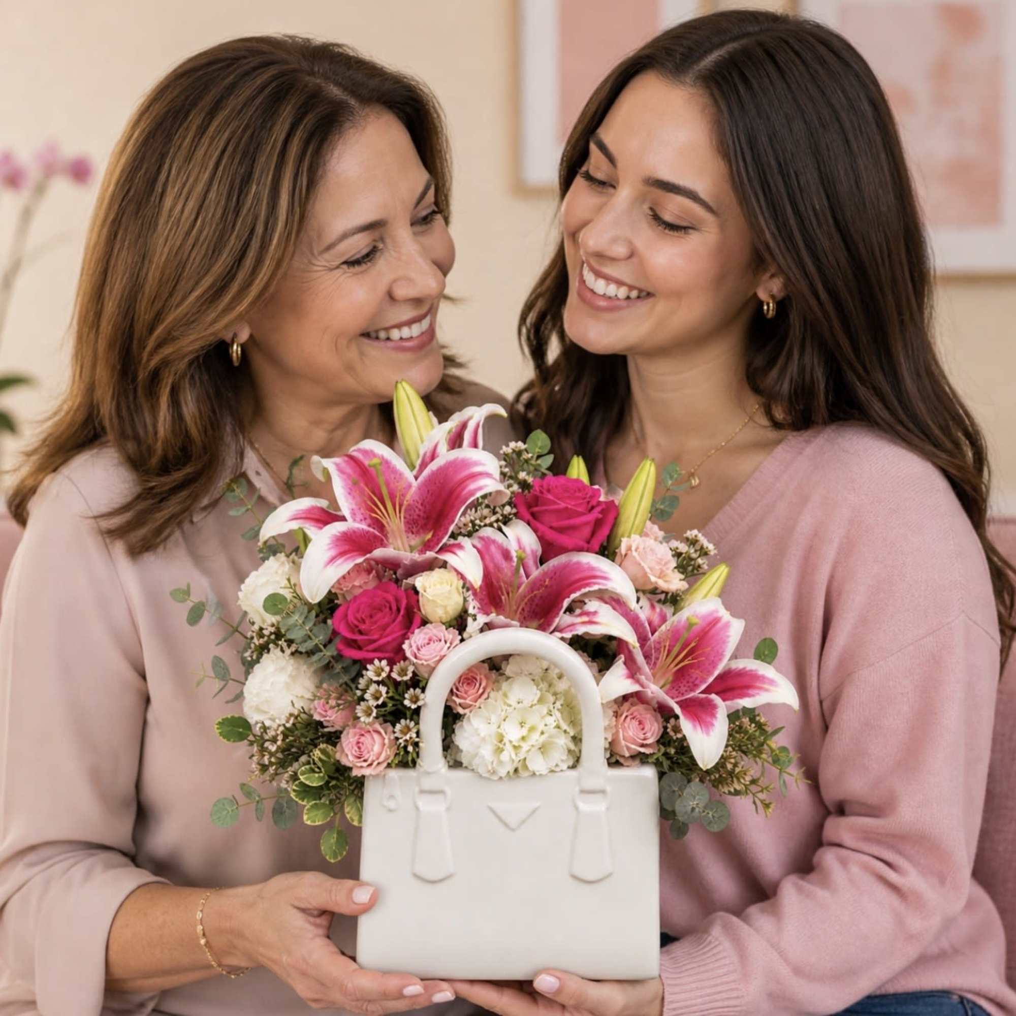A stunning expression of elegance and modern floral design, the Elegant Stargazer
