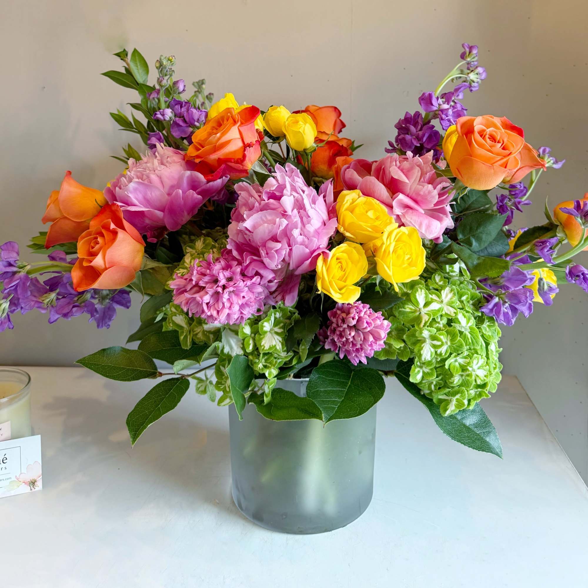 A joyful celebration of the season, Sunlit Fiesta blends bright, sunlit blooms