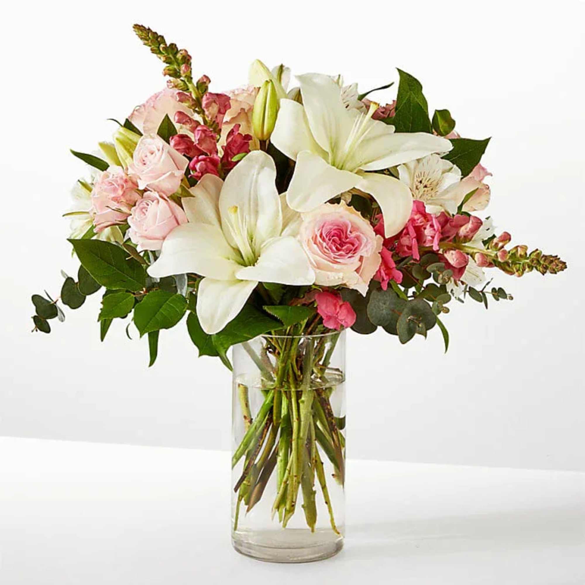 Soft pinks and white florals are a beautiful way to share thoughts