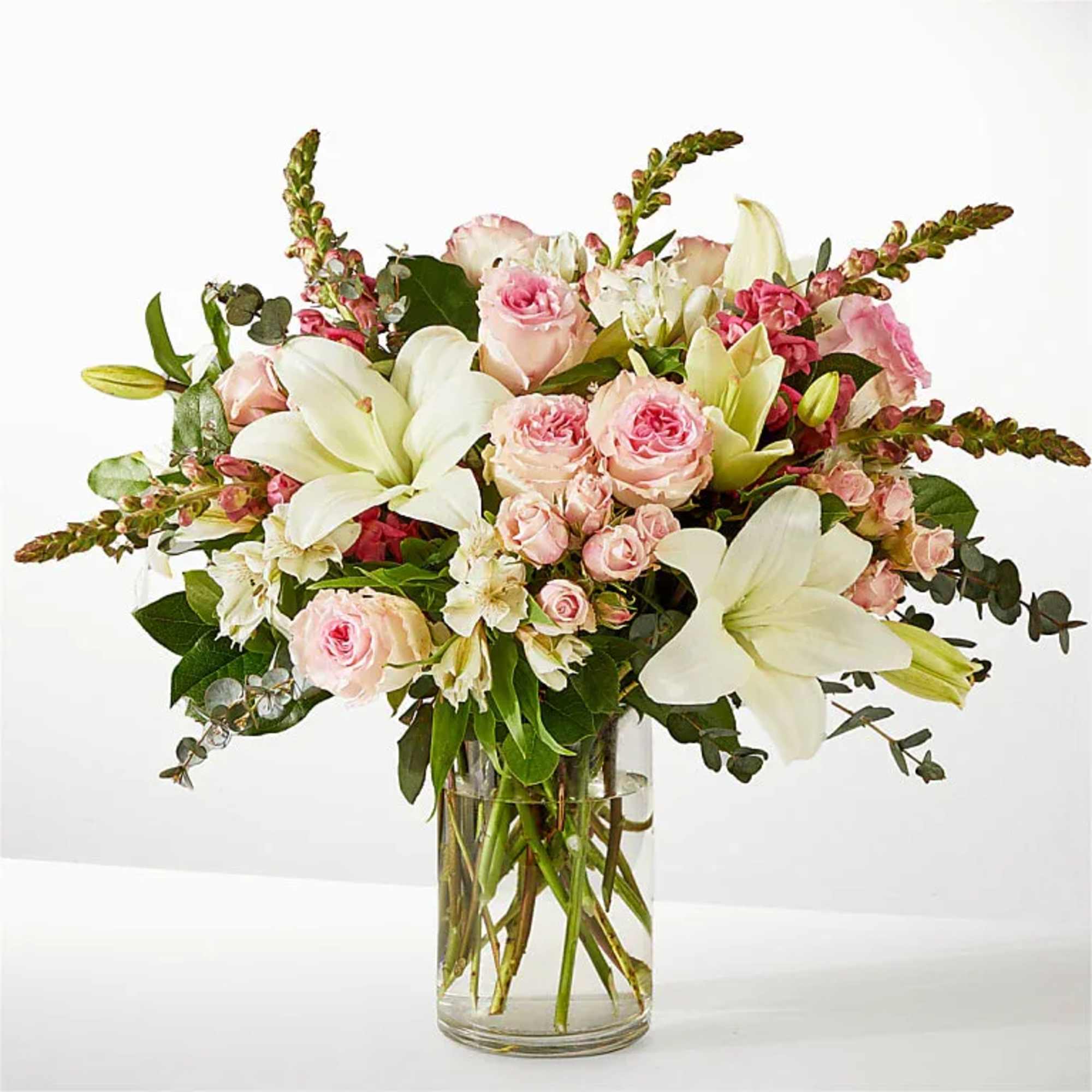 Soft pinks and white florals are a beautiful way to share thoughts