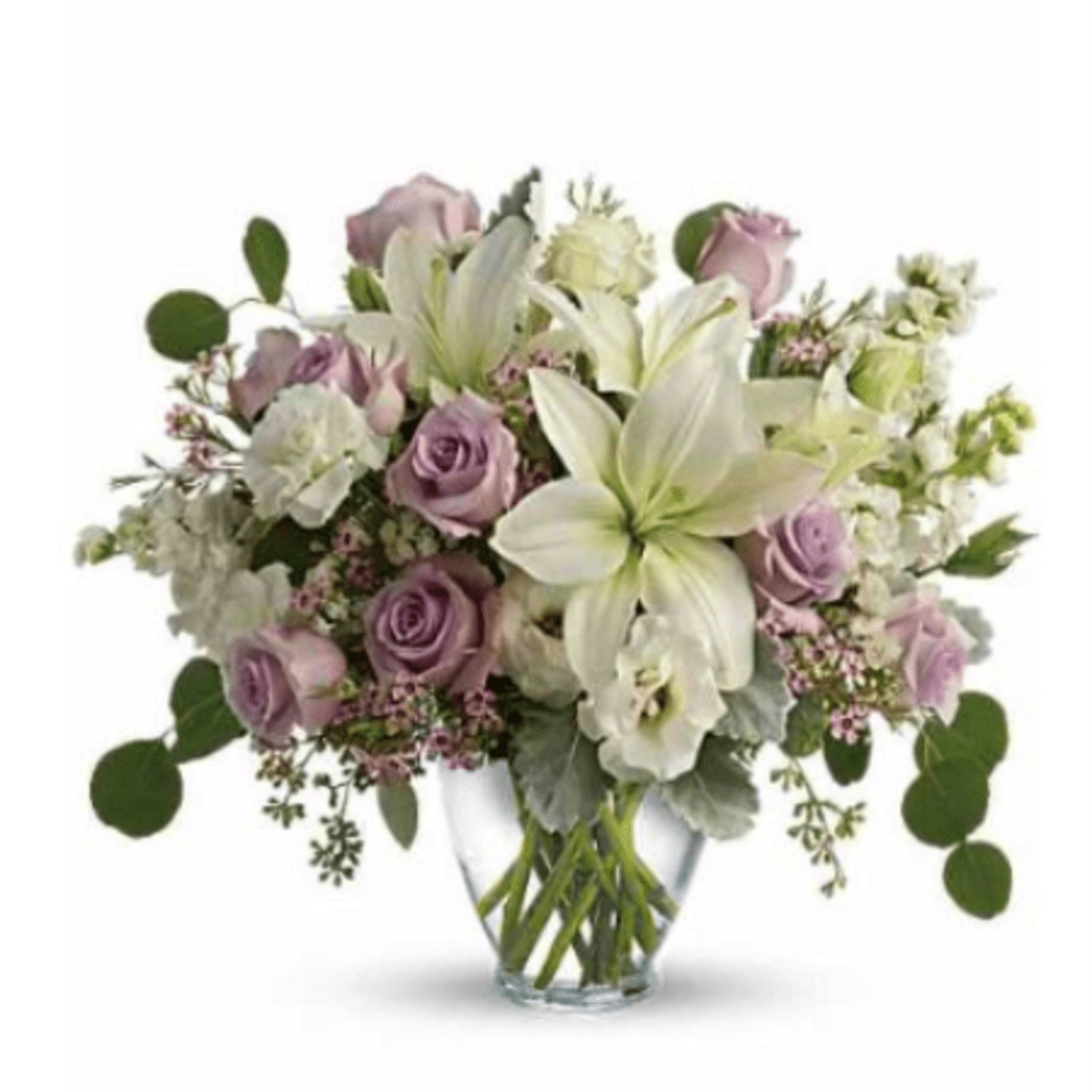 Pet Friendly?
No
This design includes lilies and eucalyptus, which are not safe for