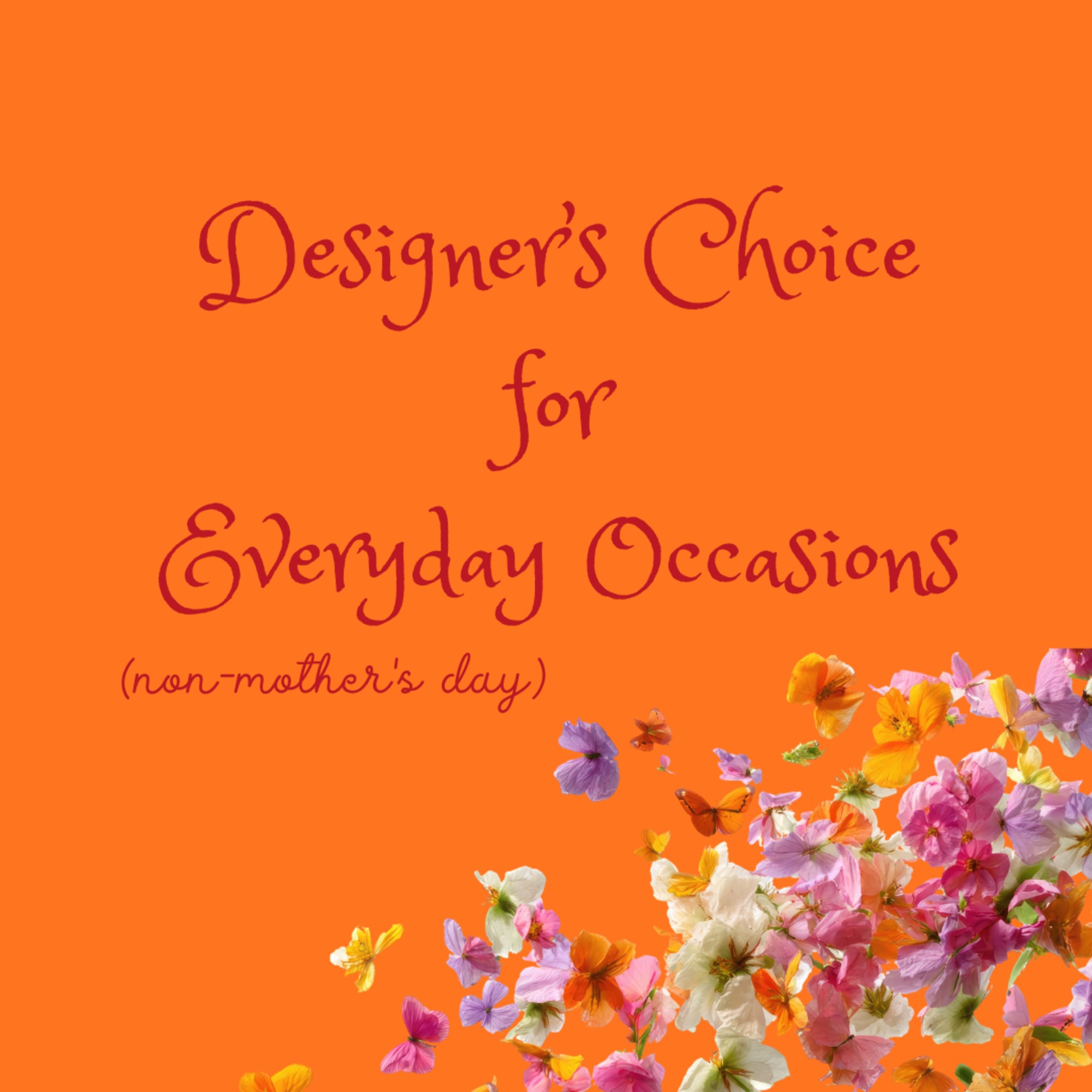 Using fresh seasonal flowers, our talented designer's will make a beautiful arrangement