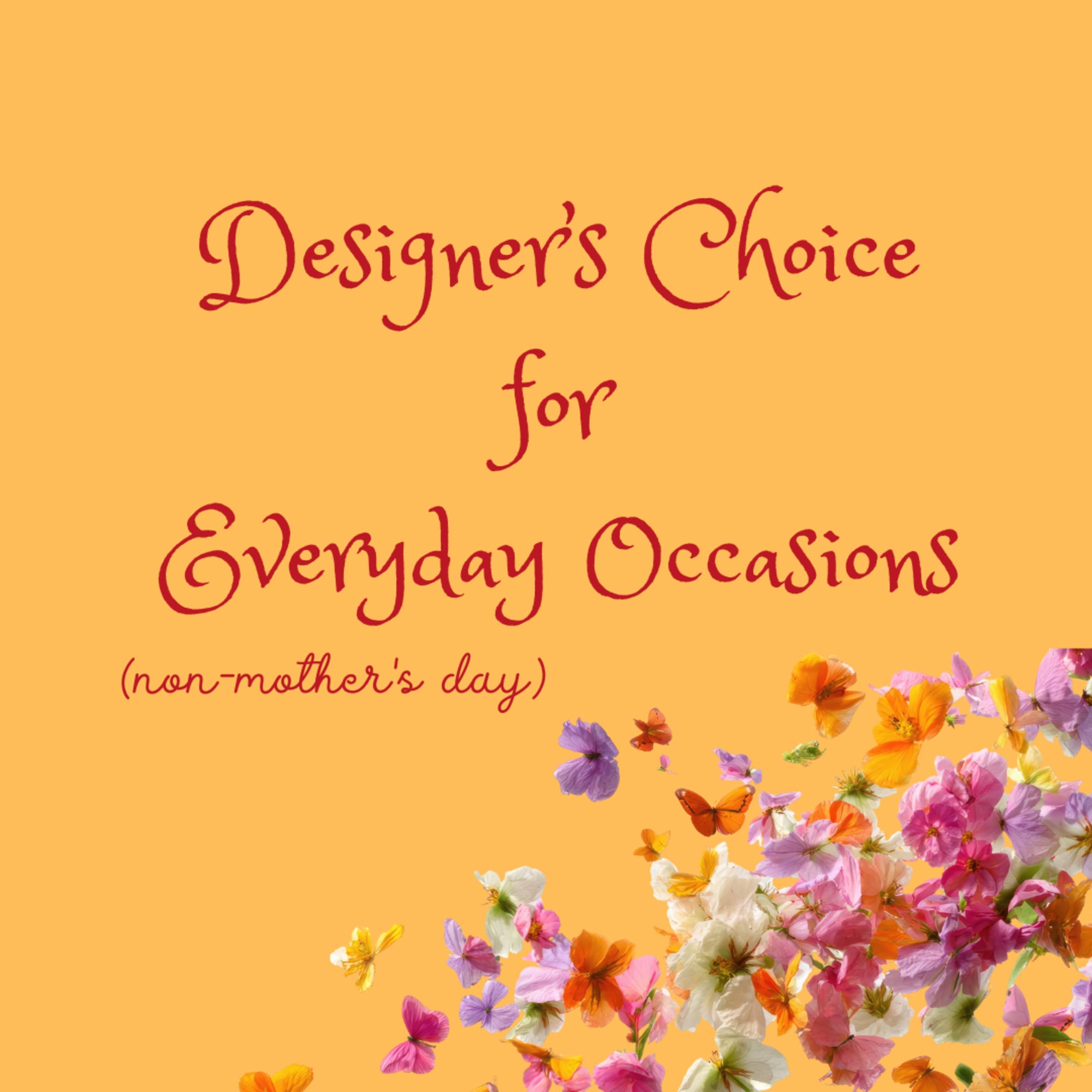 Using fresh seasonal flowers, our talented designer's will make a beautiful arrangement