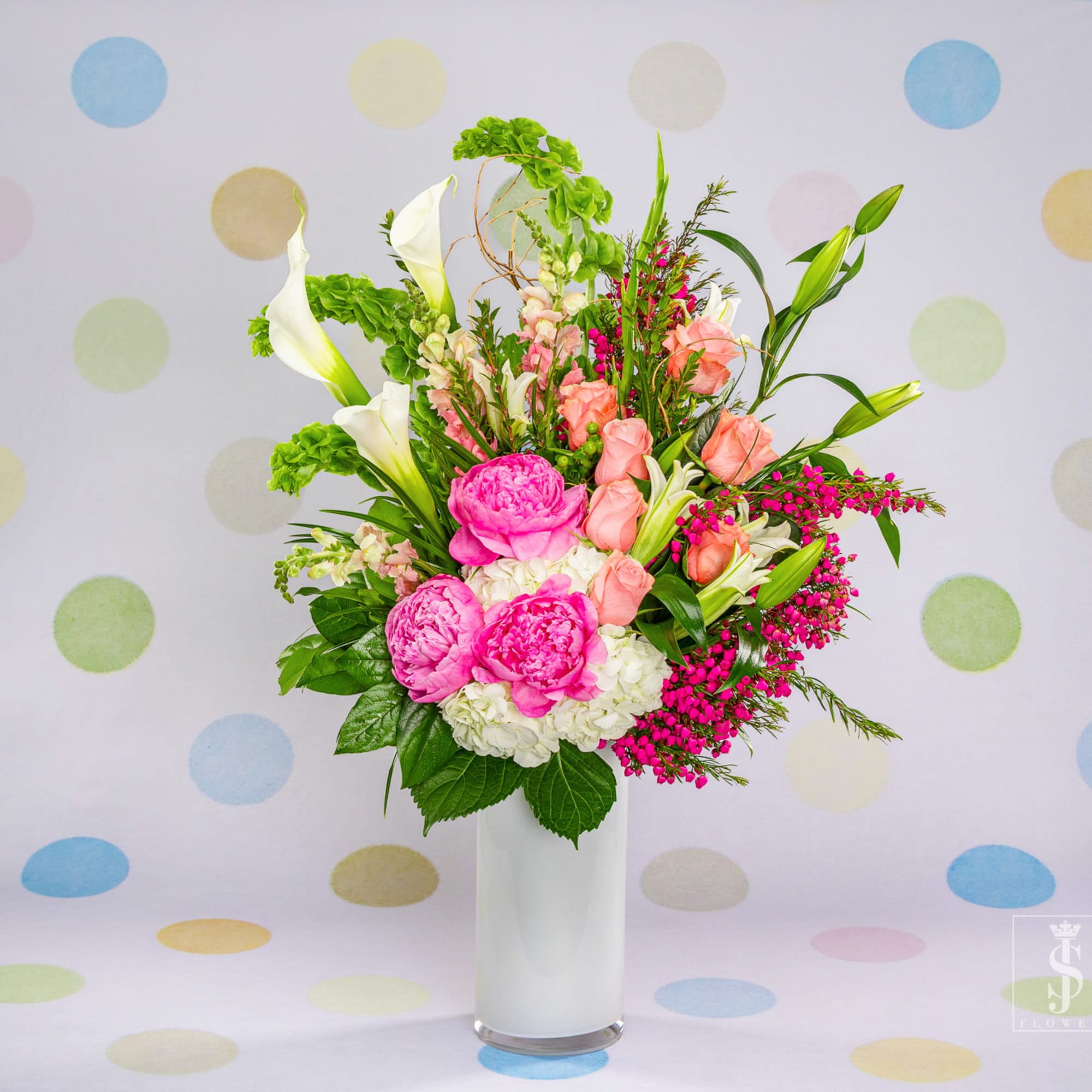Exquisite Peony is a stunning multifaceted work of art, each angle looks