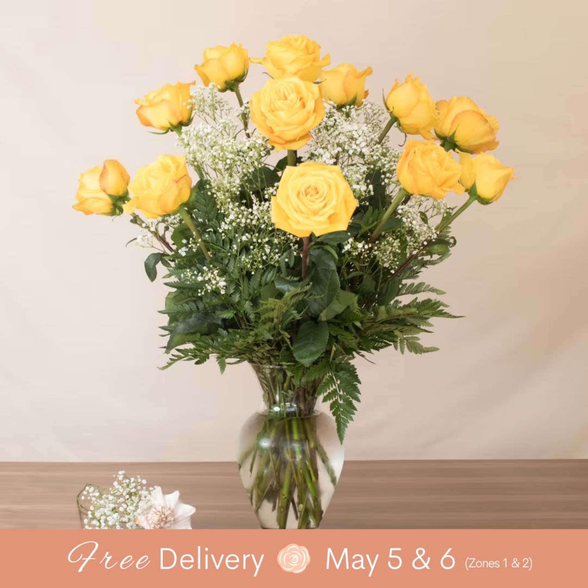 Bring sunshine to someone&rsquo;s day with our Brighten Their Day Yellow Rose
